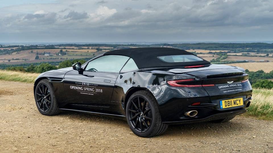 Aston Martin DB11 Volante Three Quarter Rear Exterior