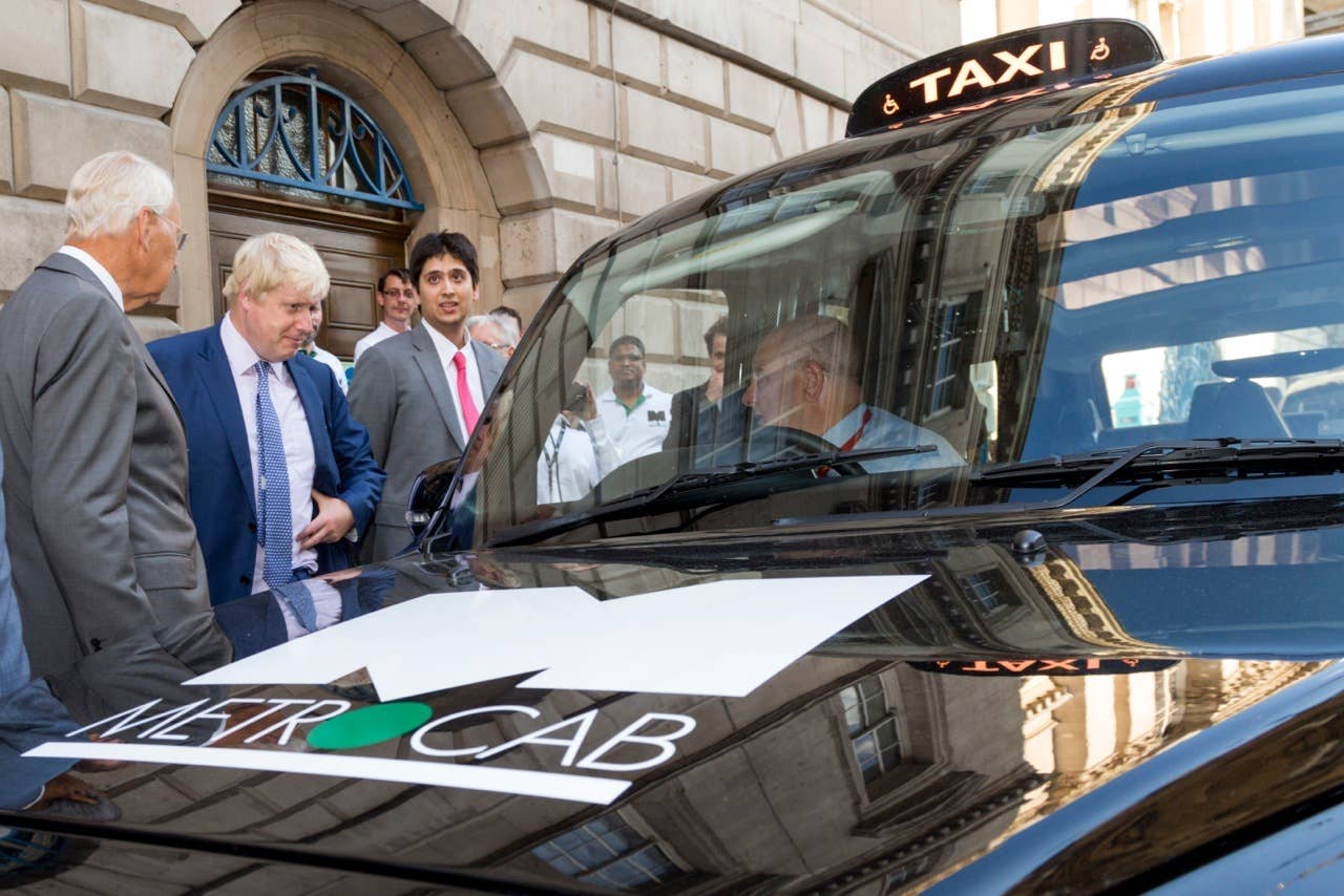 Mayor of London Boris Johnson meets Tony Norris