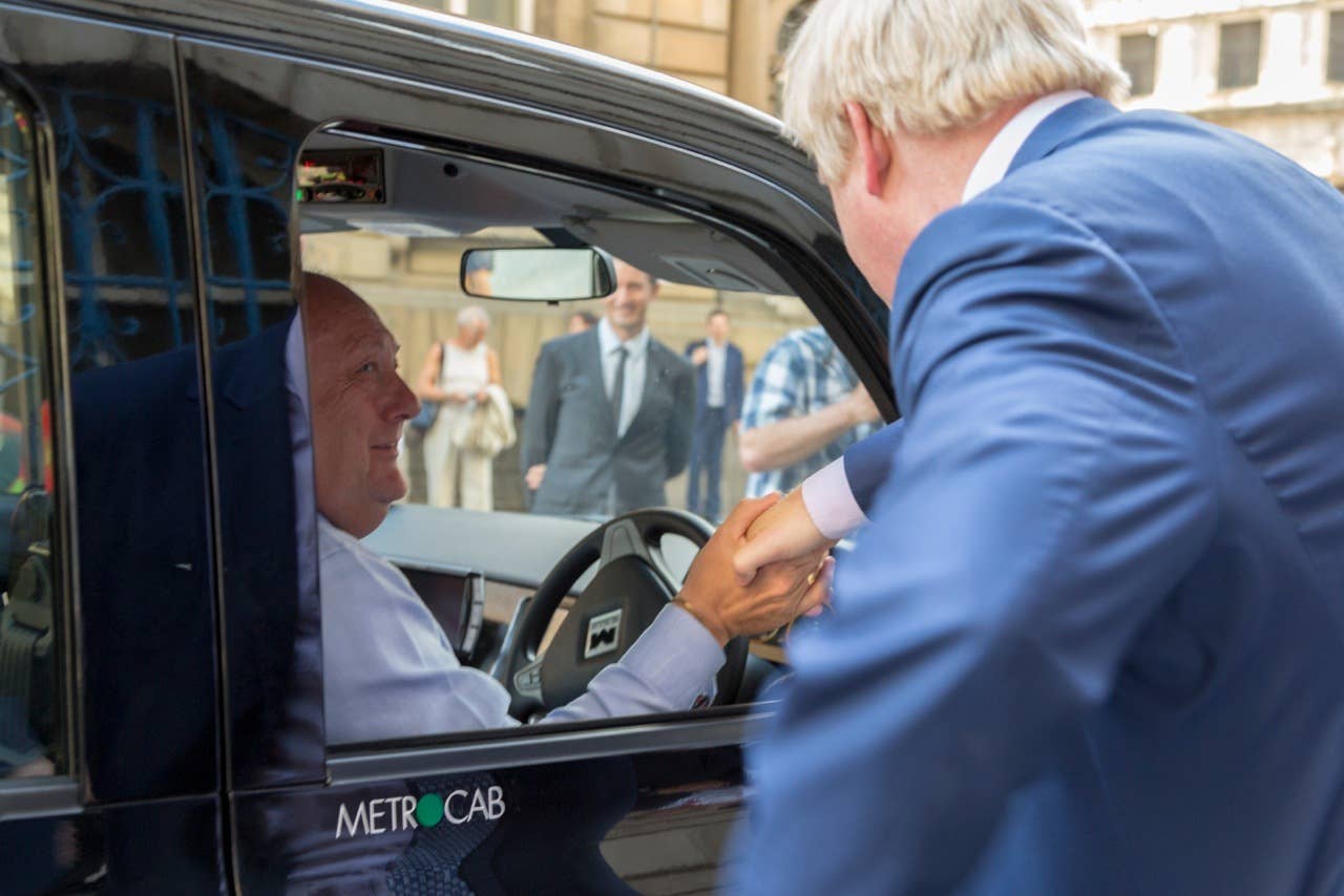 Mayor of London Boris Johnson meets Tony Norris