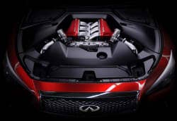 Infiniti Q50 Eau Rouge engine