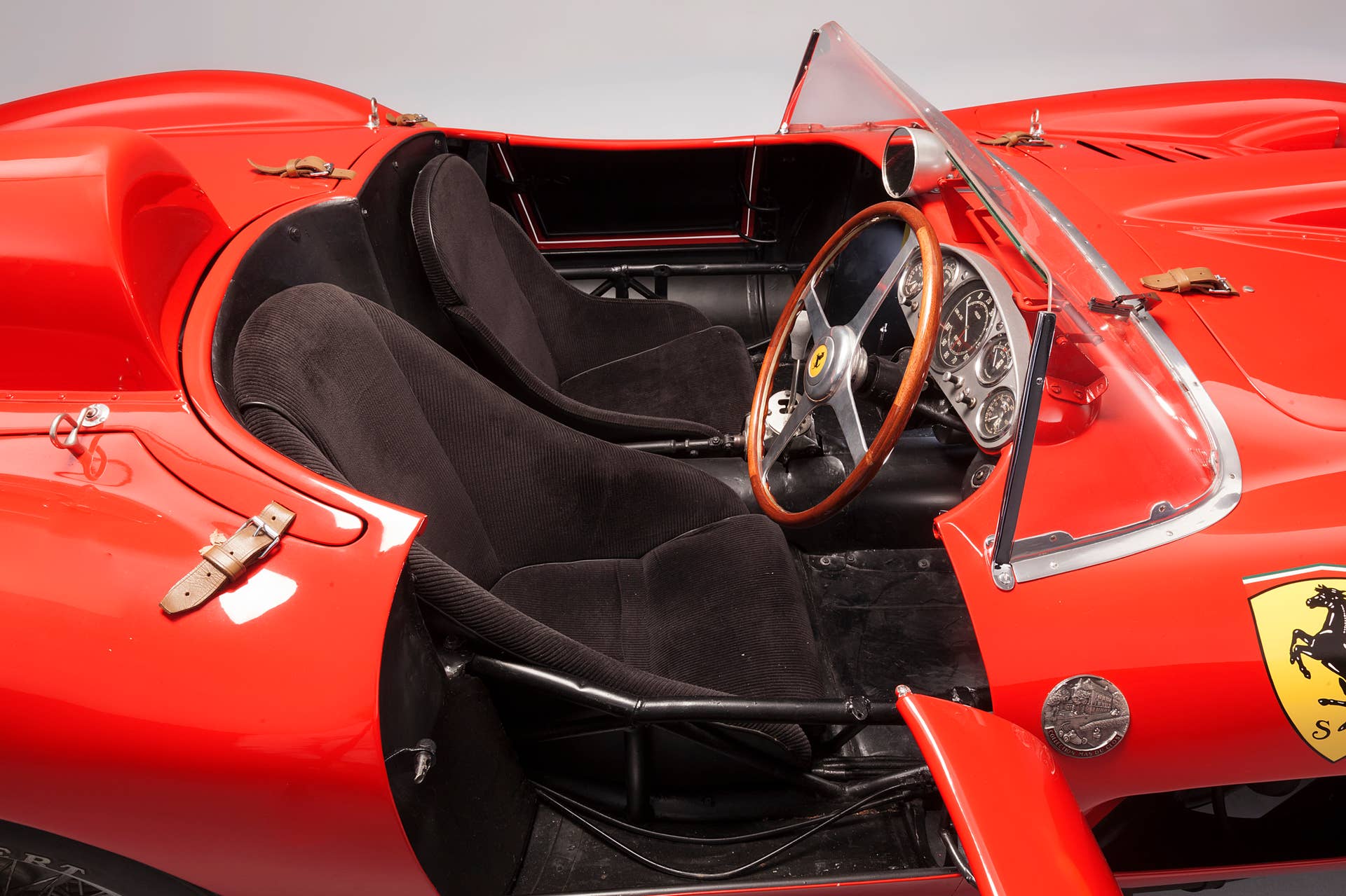 1957 Ferrari 335 S Spider cockpit