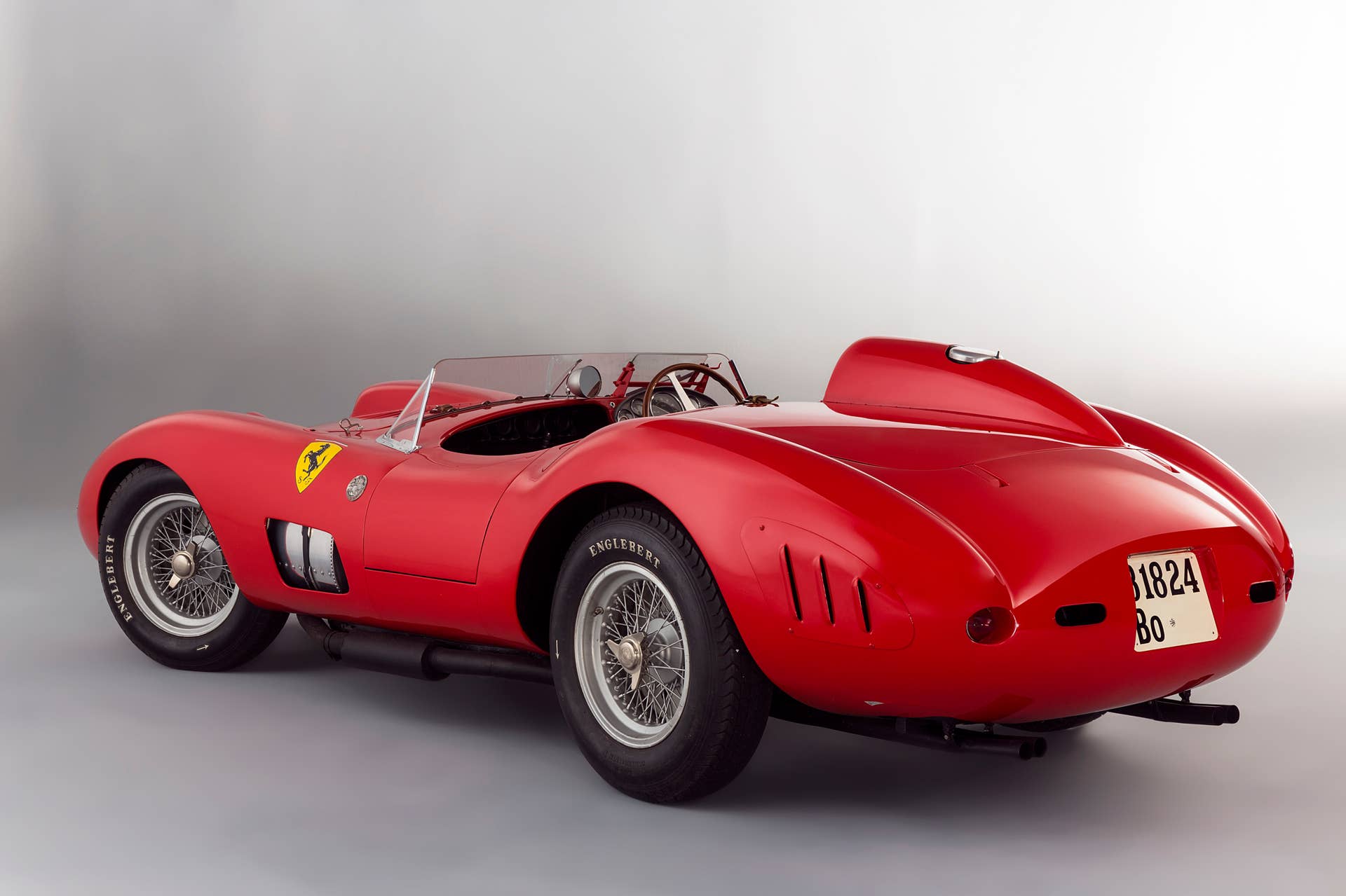 1957 Ferrari 335 S Spider rear 3/4