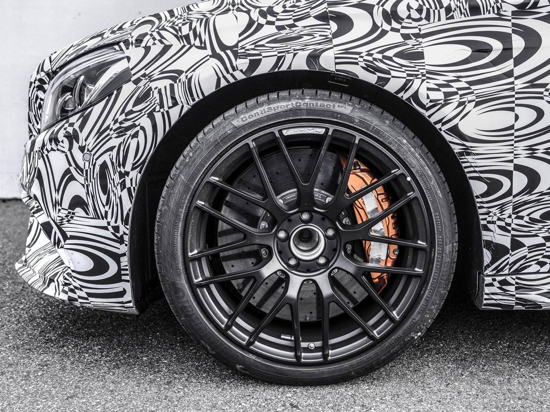 Mercedes-AMG C63 Coupe teaser wheel detail