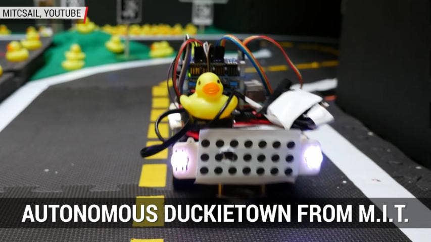 Autonomous Duckietown From M.I.T. | Autoblog Minute