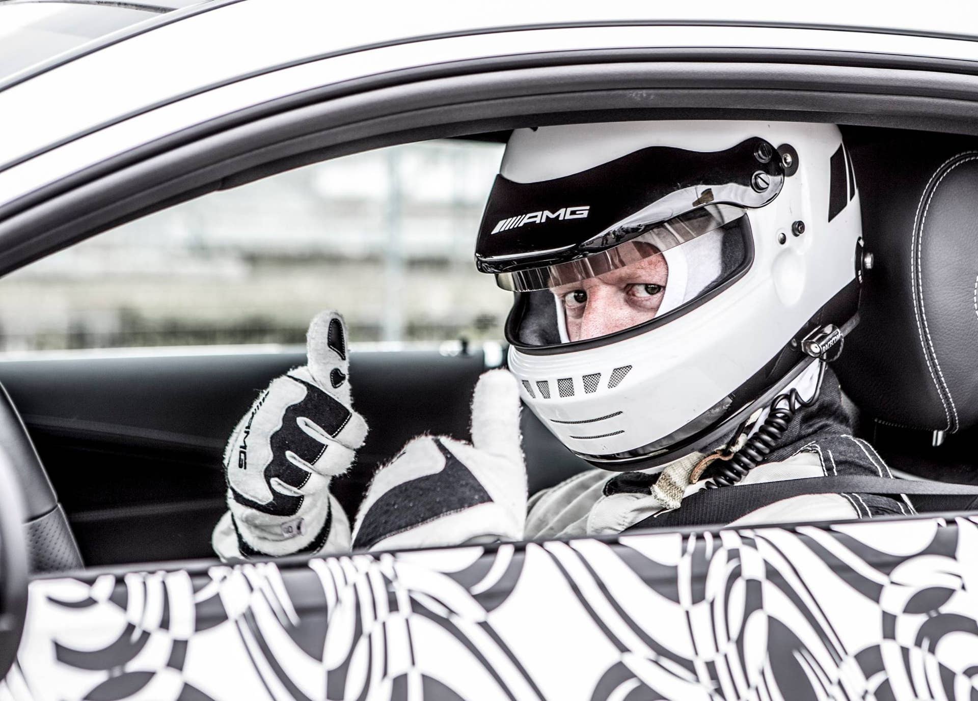 Mercedes-AMG C63 Coupe teaser driver