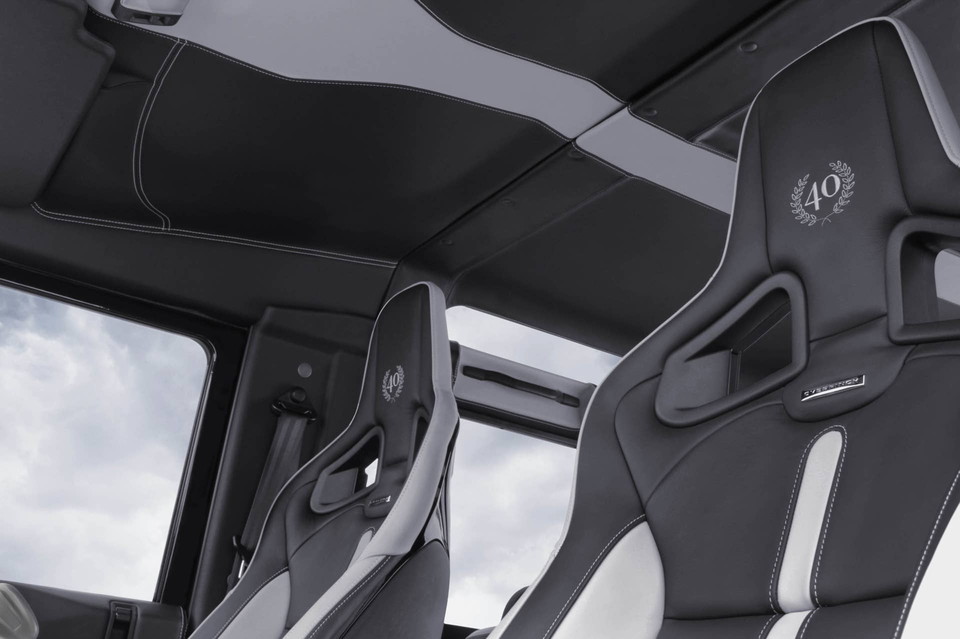 Overfinch Land Rover Defender 40th Anniversary Edition headliner