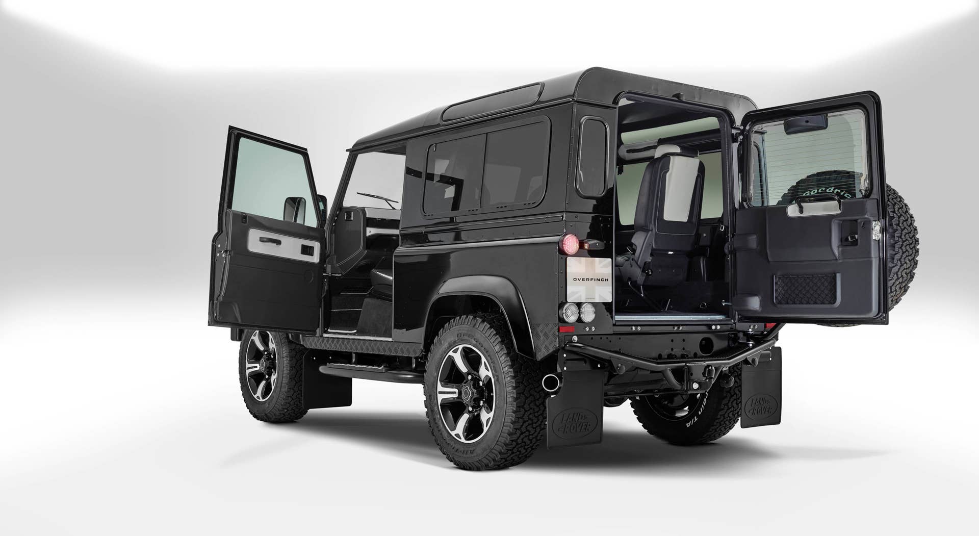 Overfinch Land Rover Defender 40th Anniversary Edition doors open