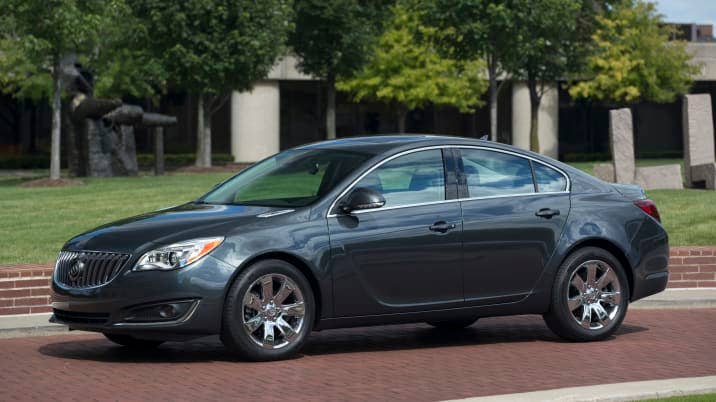 2016 Buick Regal in Ashen Gray exterior color and equipped with 18†wheels, sunroof and driver confidence page l and ll.