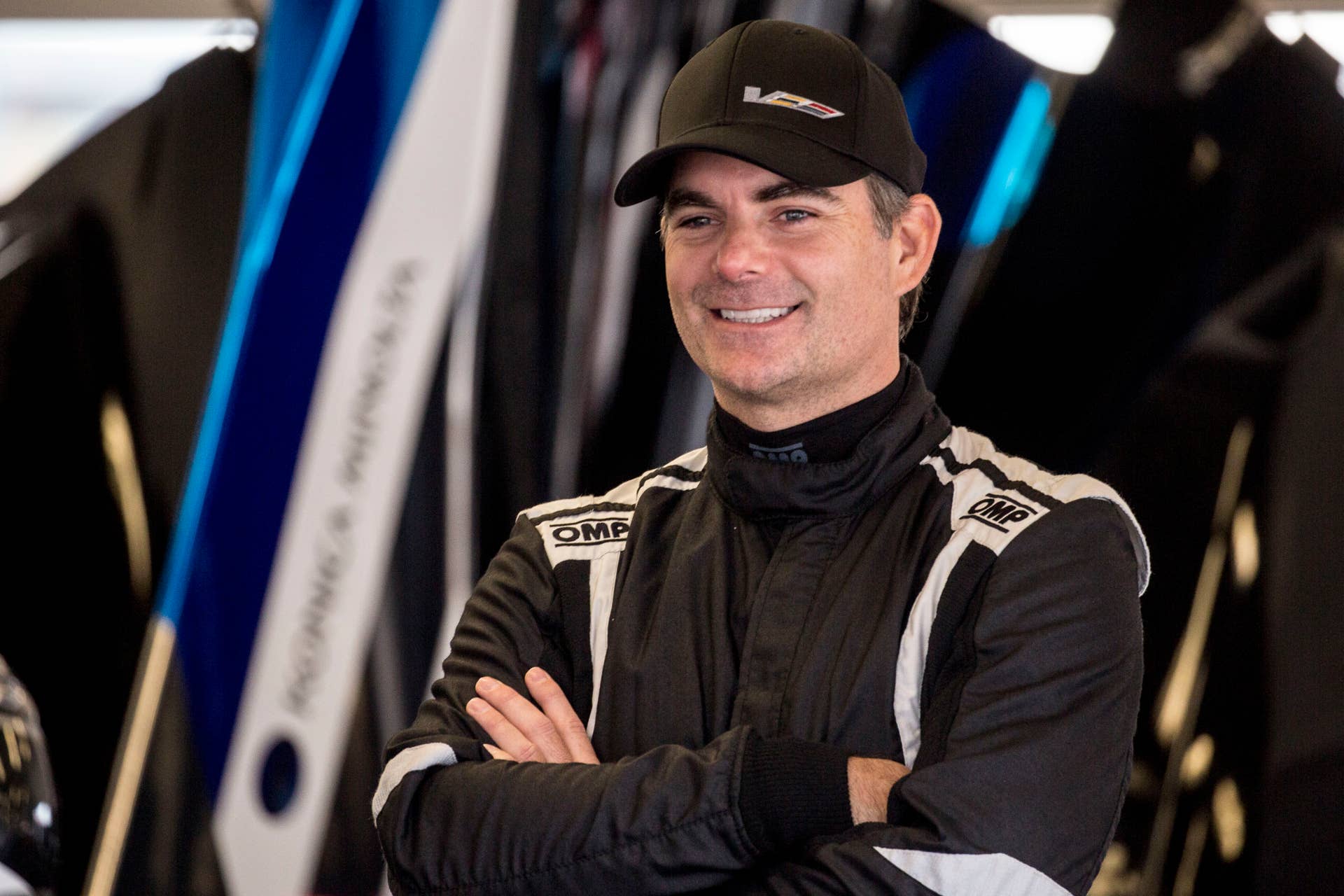 DAYTONA BEACH, FL - DECEMBER 14: Jeff Gordon is shown in the paddock during IMSA WeatherTech Series testing at Daytona International Speedway on December 14, 2016 in Daytona Beach, Florida. (Photo by Brian Cleary/Getty Images)