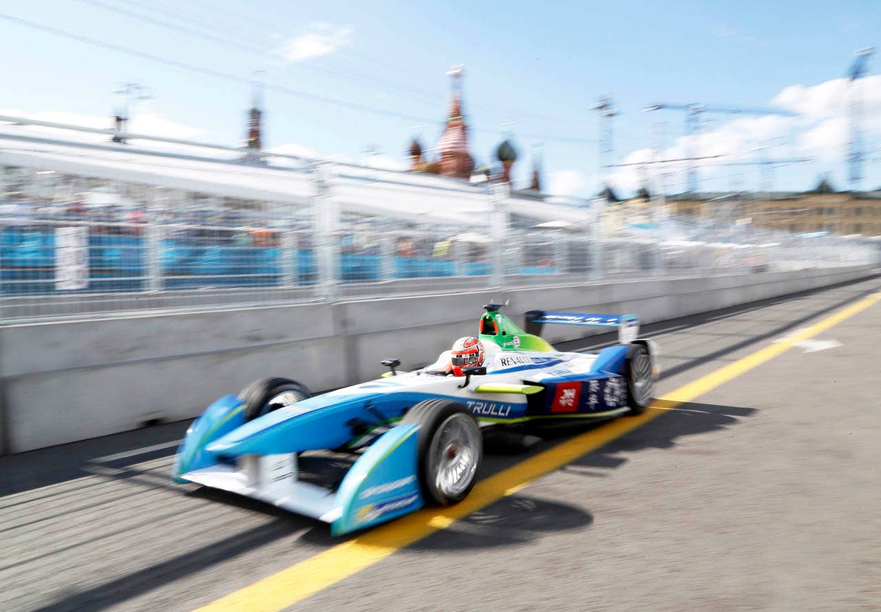 2014/2015 FIA Formula E Championship. Vitantonio Liuzzi (ITA)/Trulli Racing - Spark-Renault SRT_01E Race Event. Moscow e-Prix, Moscow, Russia. Saturday 6 June 2015 Photo: Adam Warner/LAT/Formula E ref: Digital Image _L5R1134