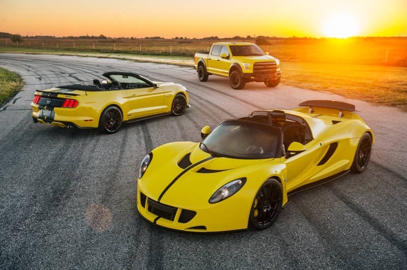 Hennessey Venom GT Mustang Convertible F-150 VelociRaptor