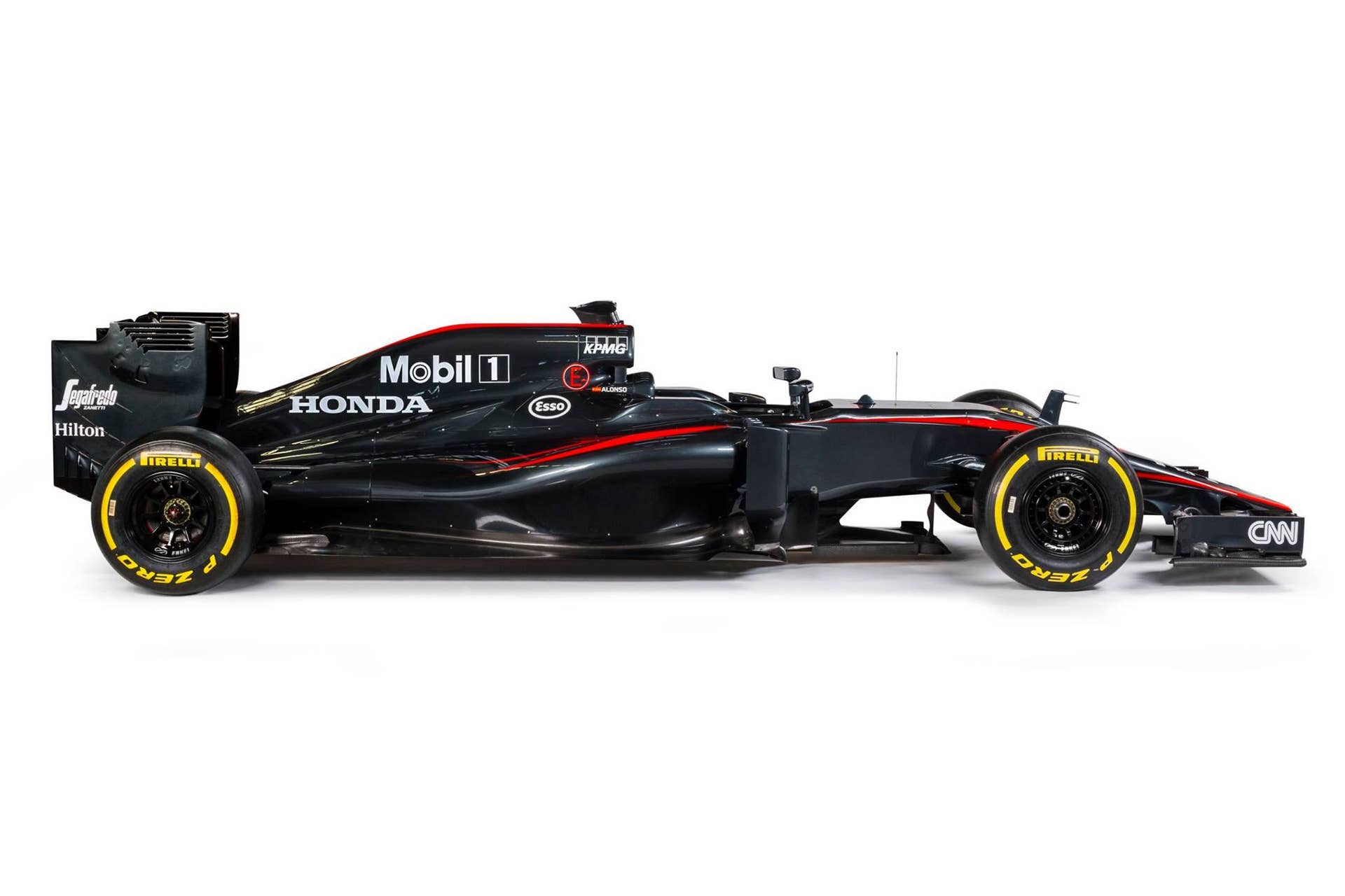 2015 Mclaren-Honda MP4-30 flat gray livery side