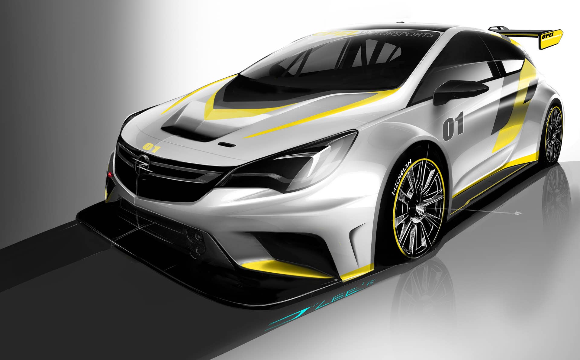 Opel Astra TCR rendering