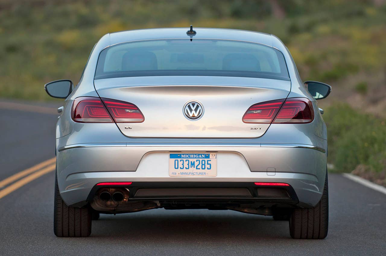 2013 Volkswagen CC rear view