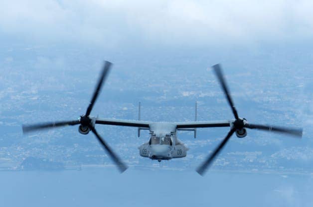 Yokota 374th Airlift Wing Osprey MV-22 HA/DR Marine Japan III MEF humanitarian disaster exercise