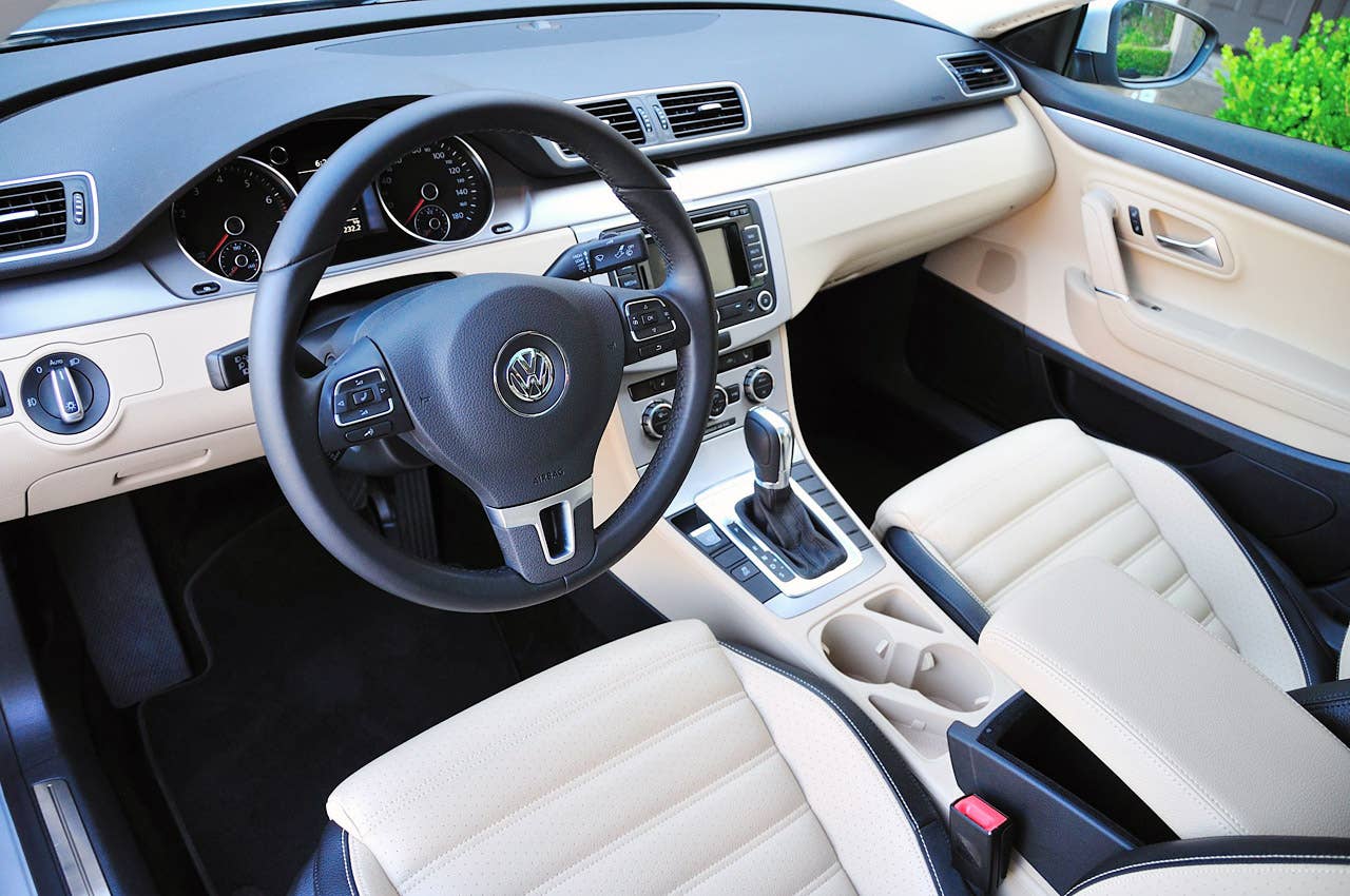 2013 Volkswagen CC interior