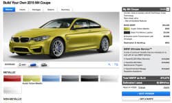 BMW M4 Configurator