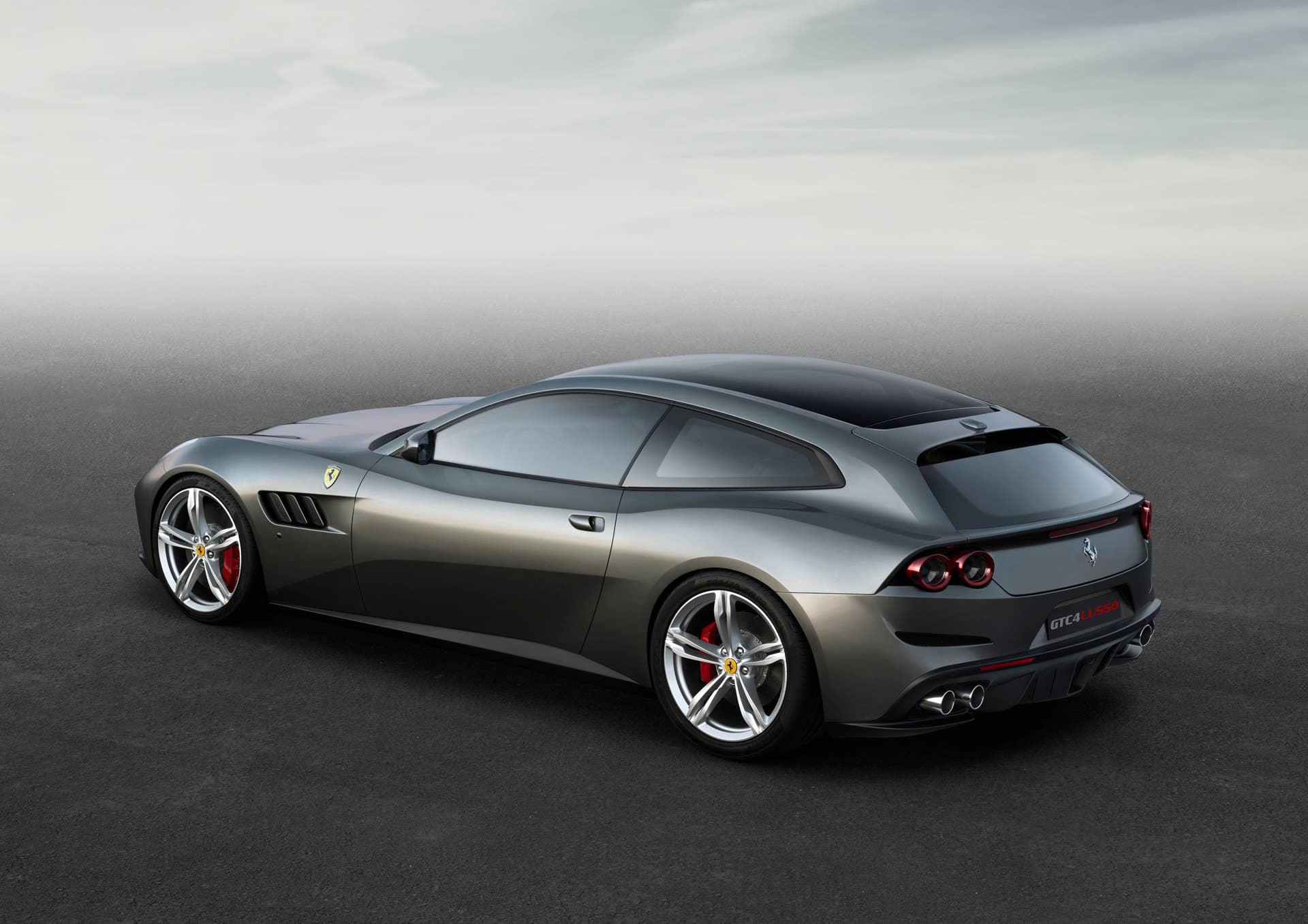 Ferrari GTC4 Lusso rear above side