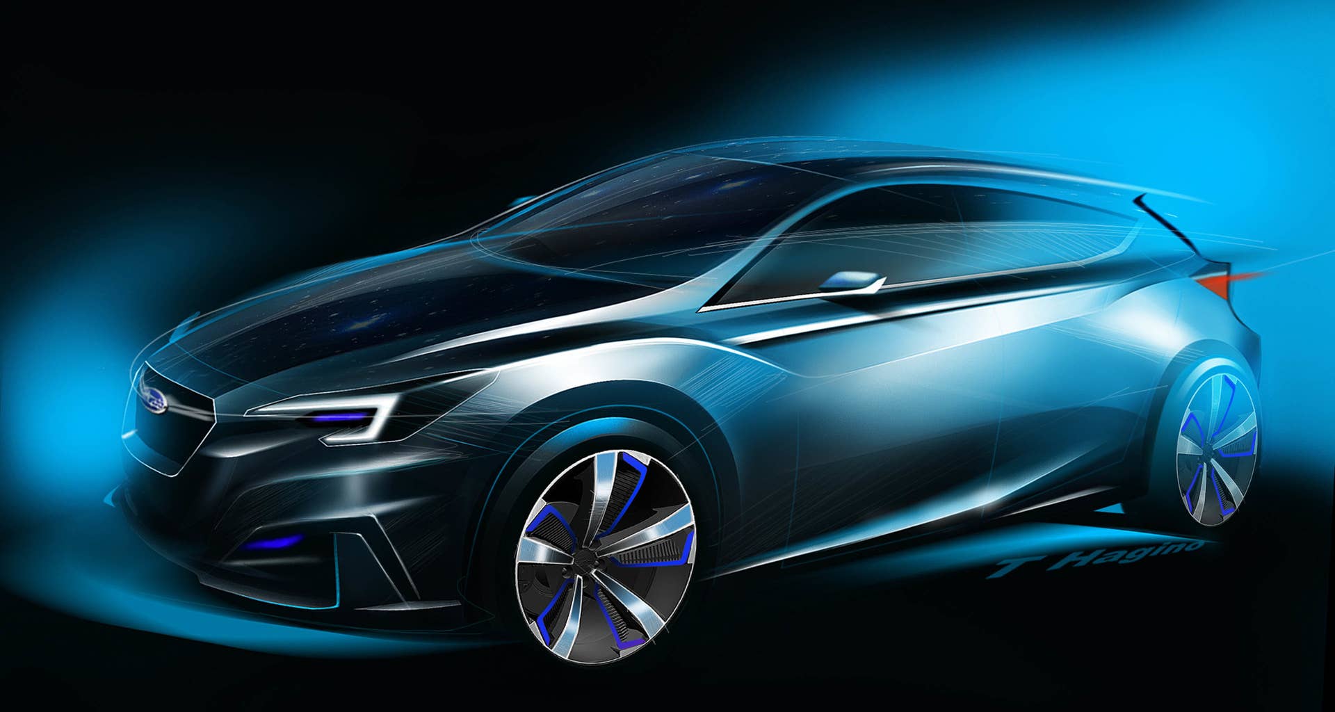 Subaru Impreza 5-Door Concept sketch