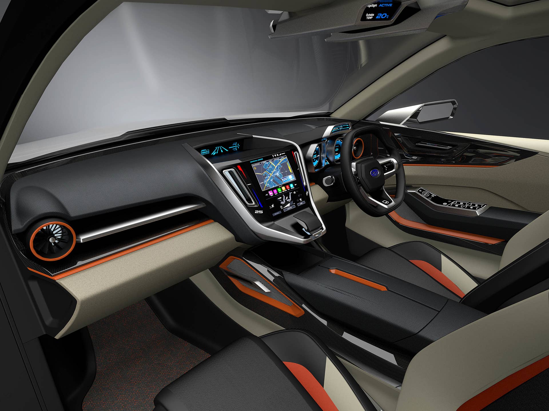Subaru Viziv Future Concept cabin