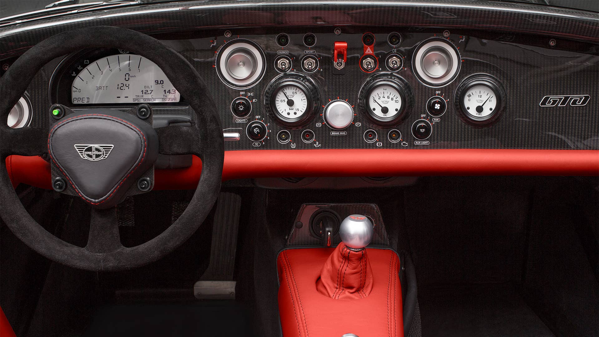Donkervoort D8 GTO-RS cockpit