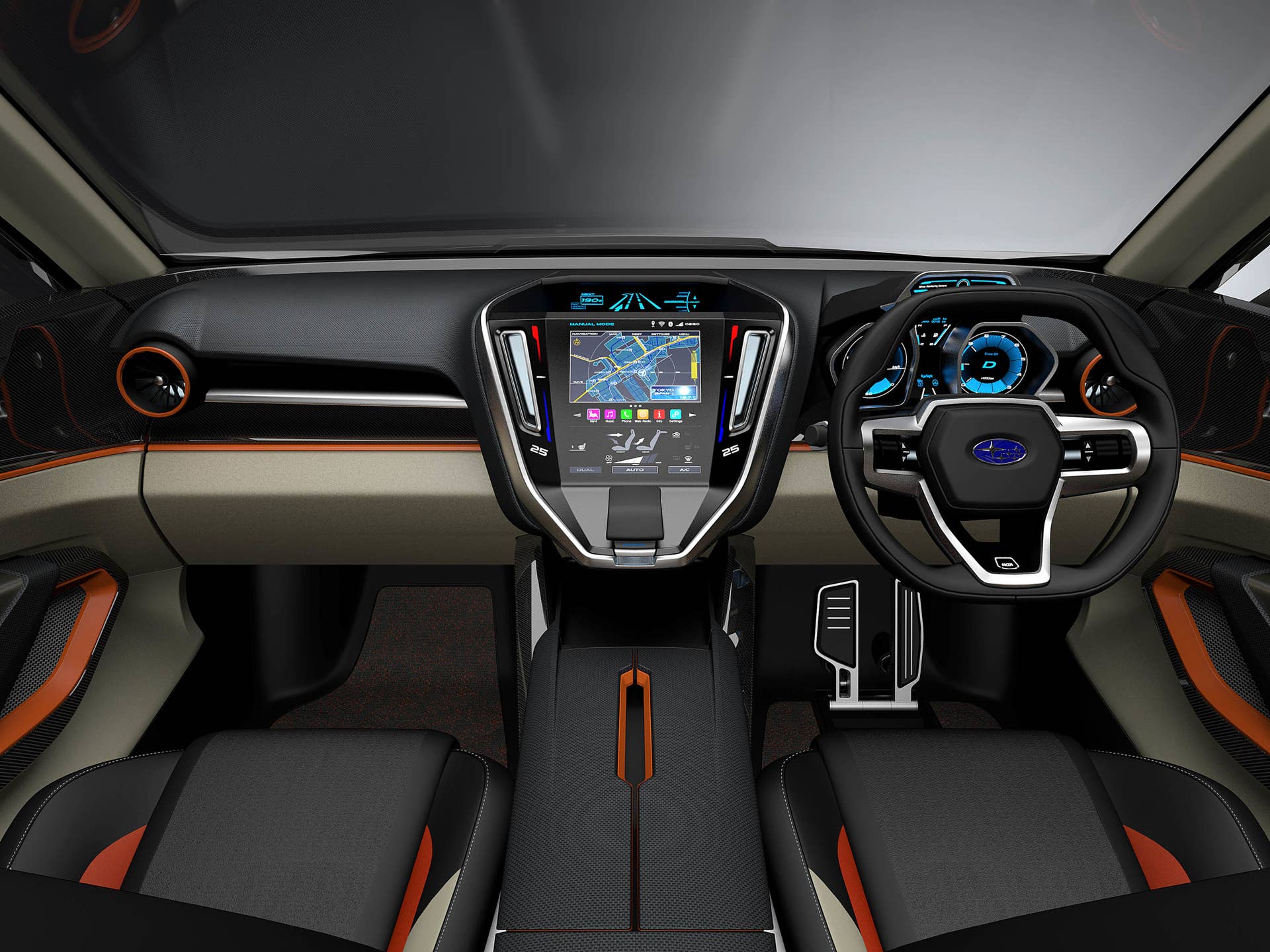 Subaru Viziv Future Concept interior dashboard