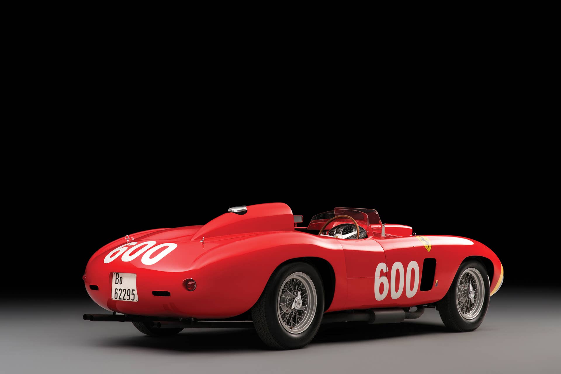 1956 Ferrari 290 MM Fangio rear 3/4
