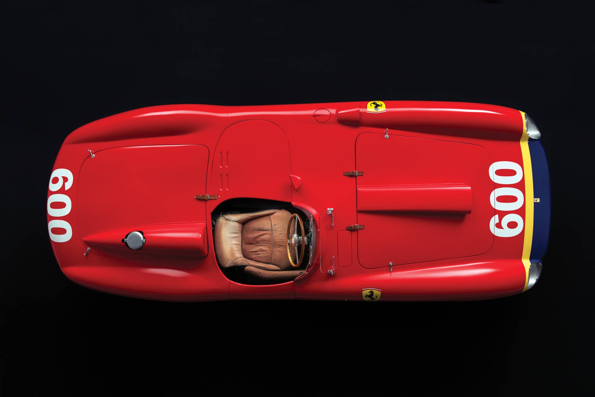 1956 Ferrari 290 MM above
