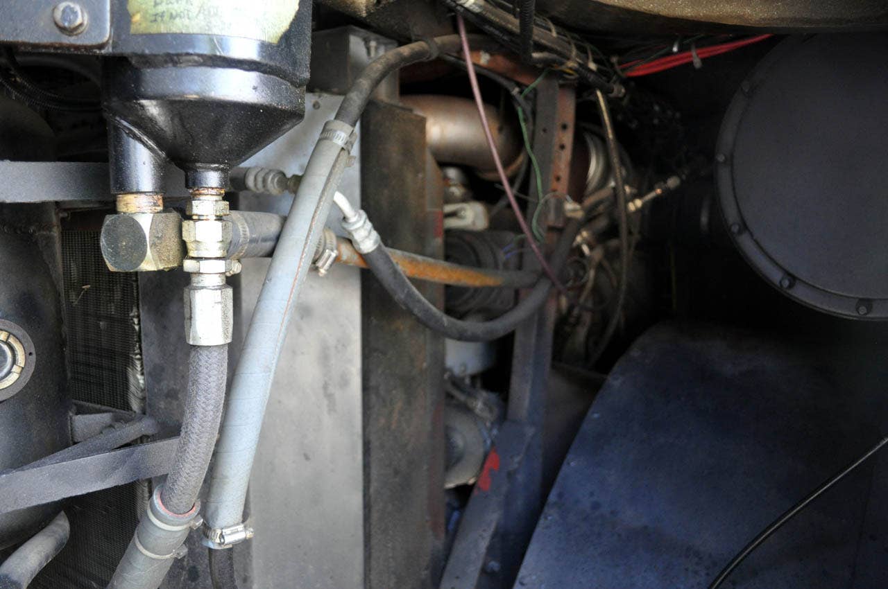 GM Futureliner engine bay