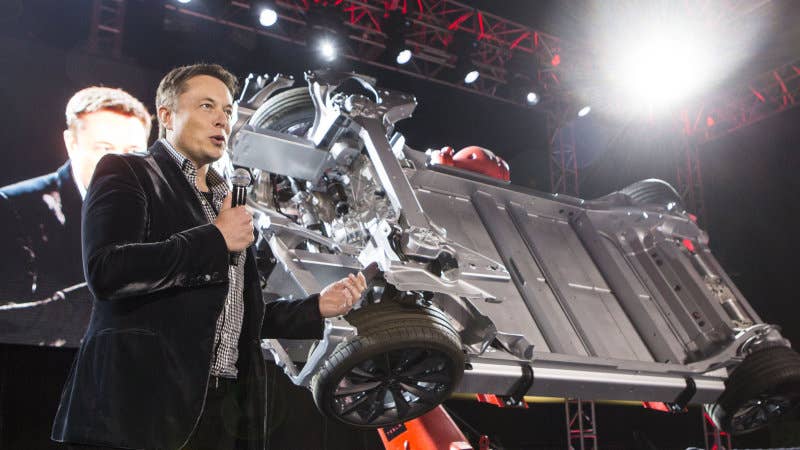 Tesla Model S chassis