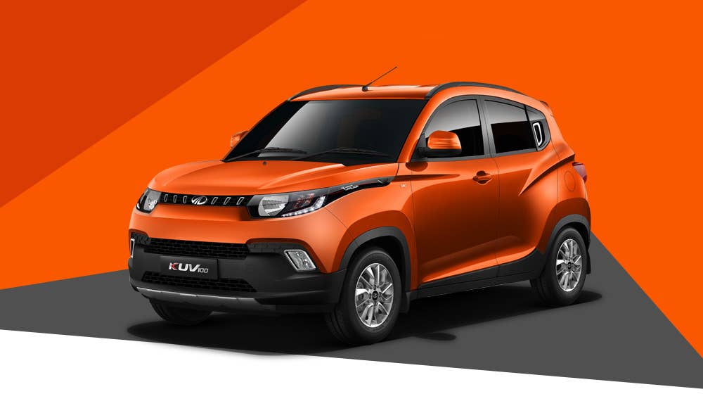 Mahindra KUV100 front 3/4