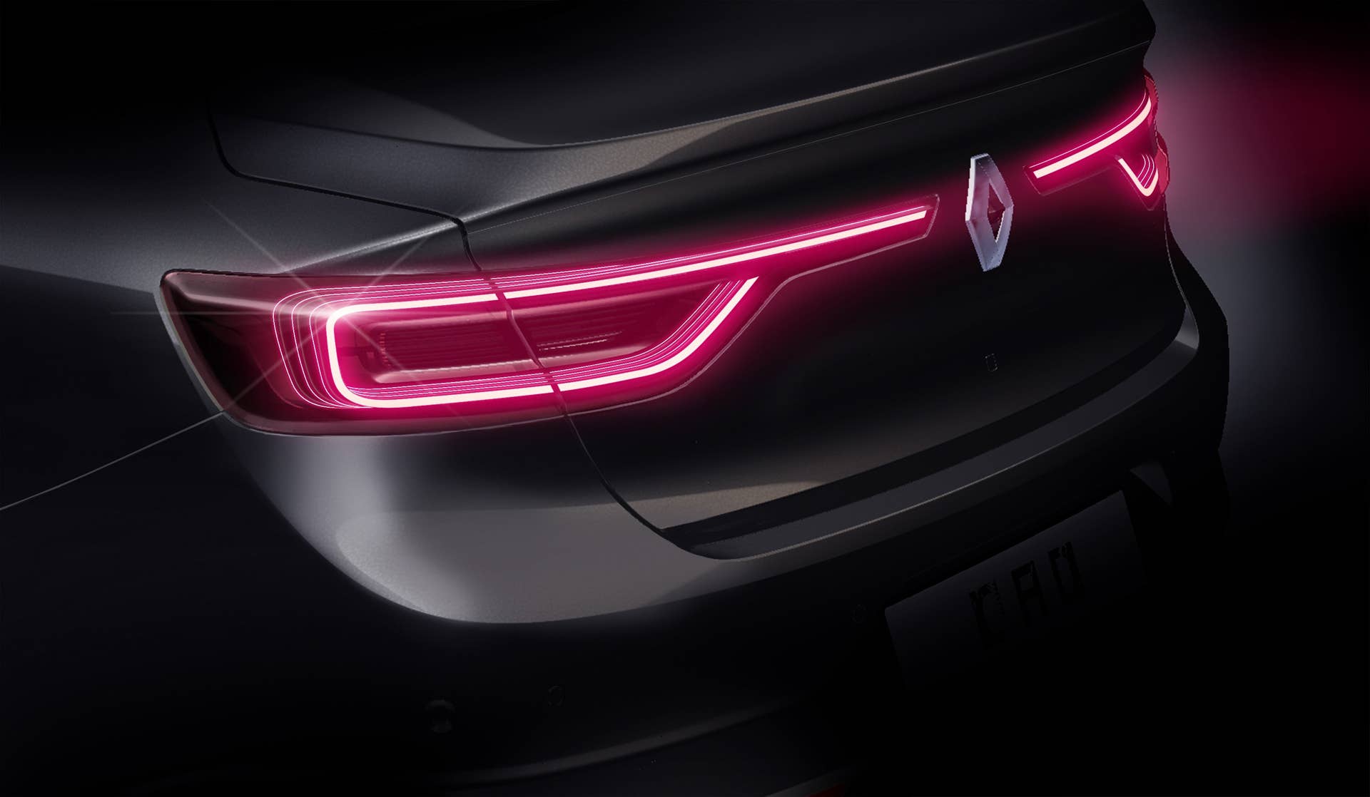 renault talisman taillights sedan logo badge