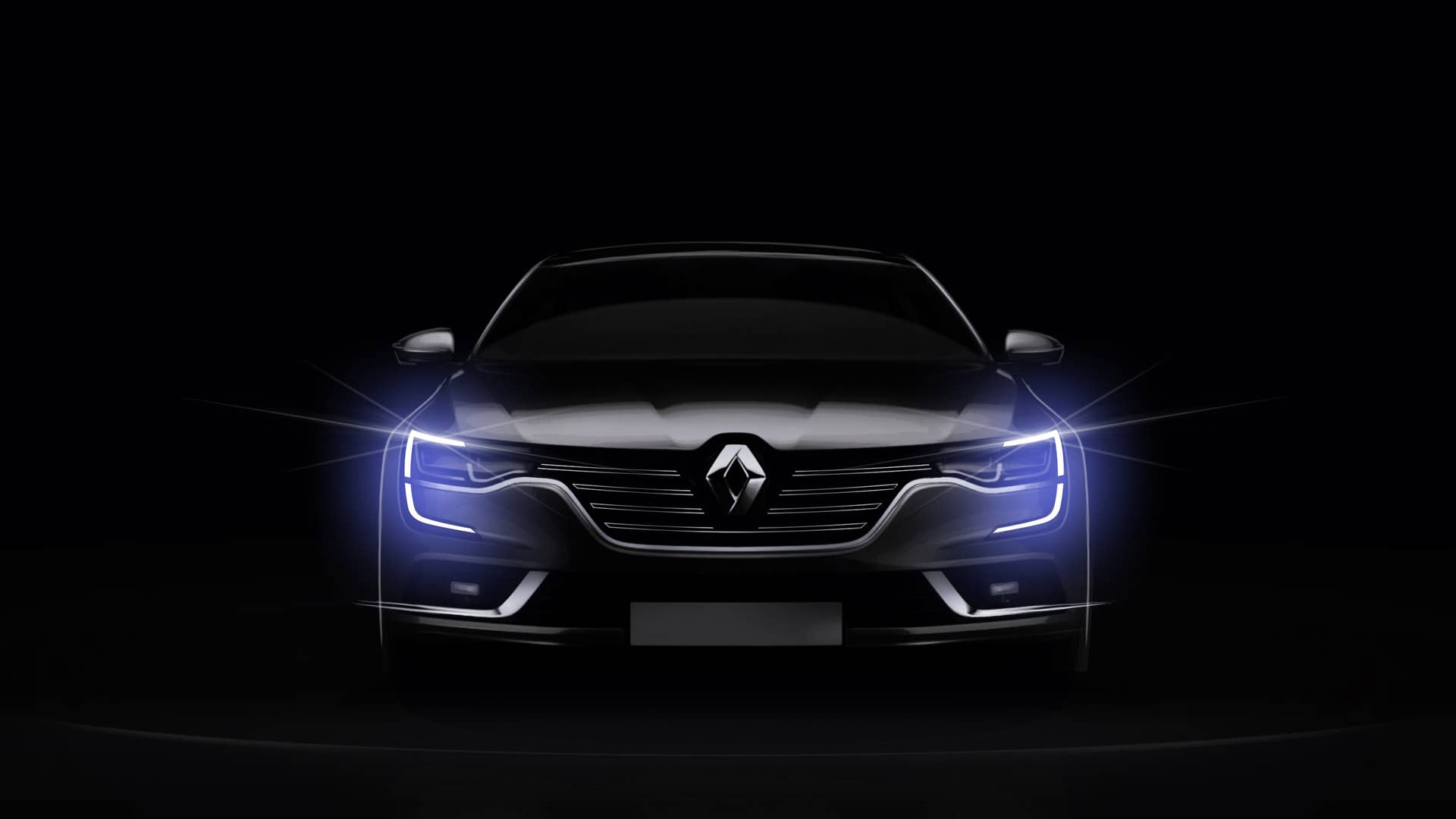 talisman renault sedan led headlights running