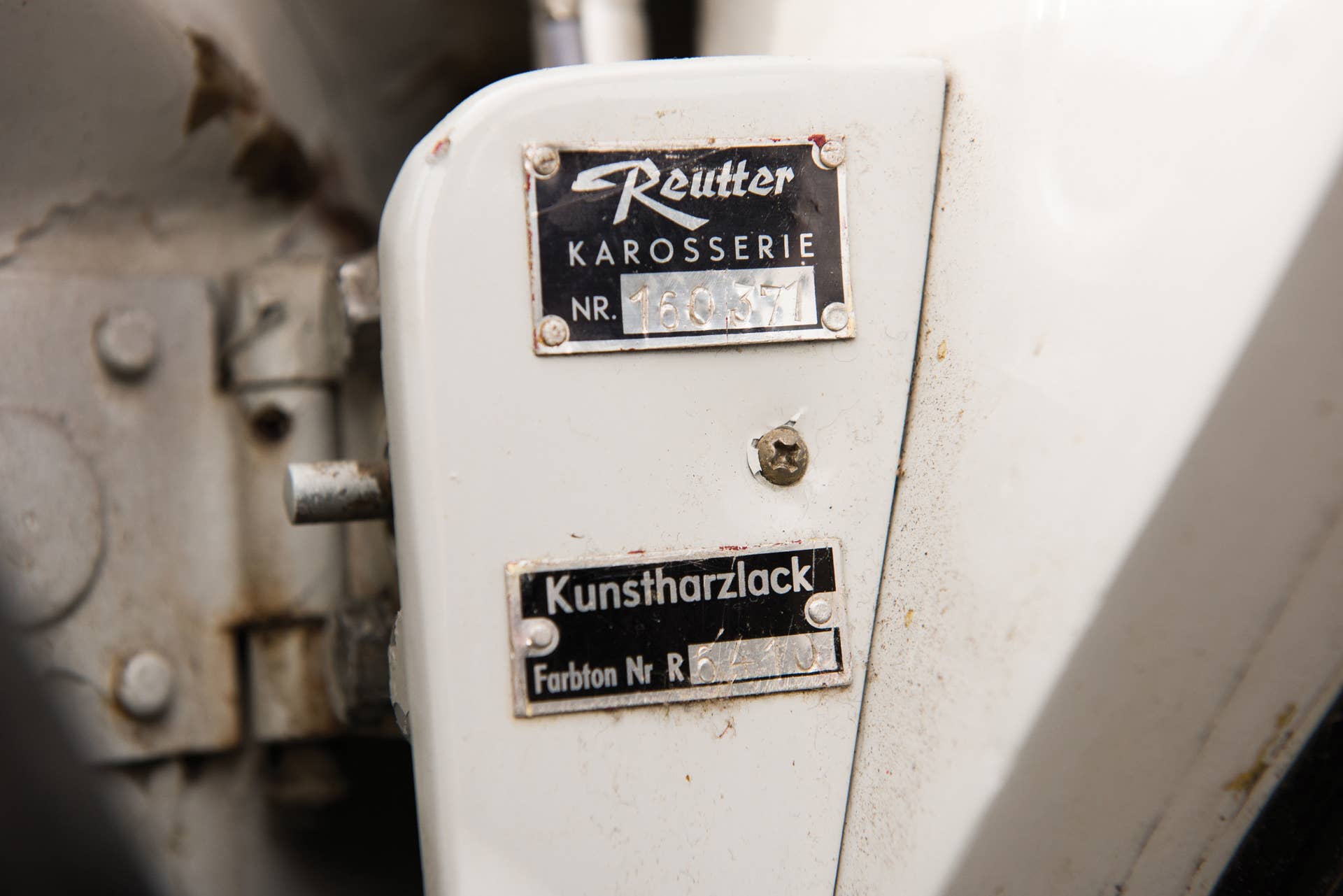 janis joplin 1964 porsche 356 build plate