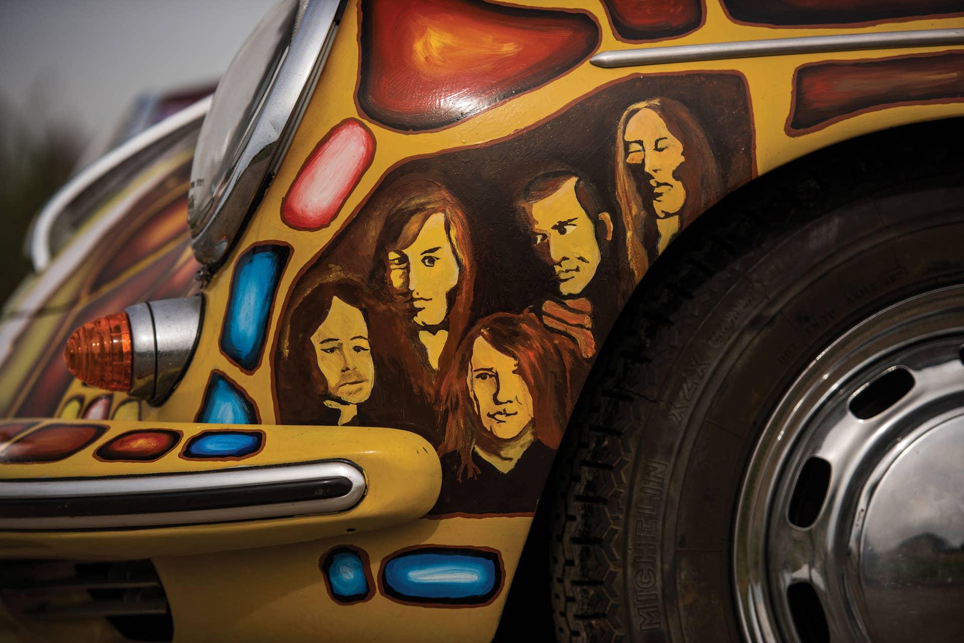 janis joplin 1964 porsche 356 band portrait