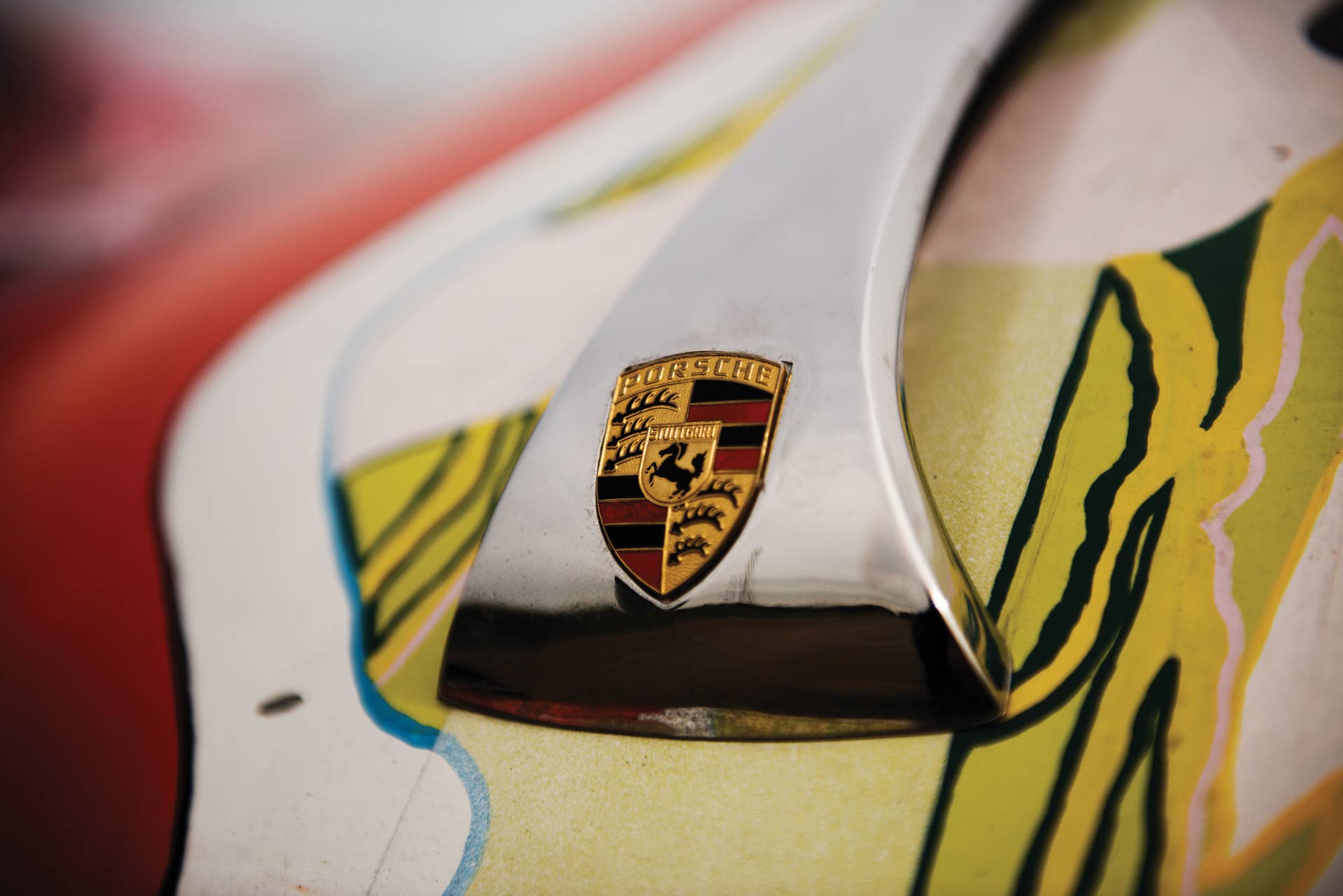 janis joplin 1964 porsche 356 hood crest