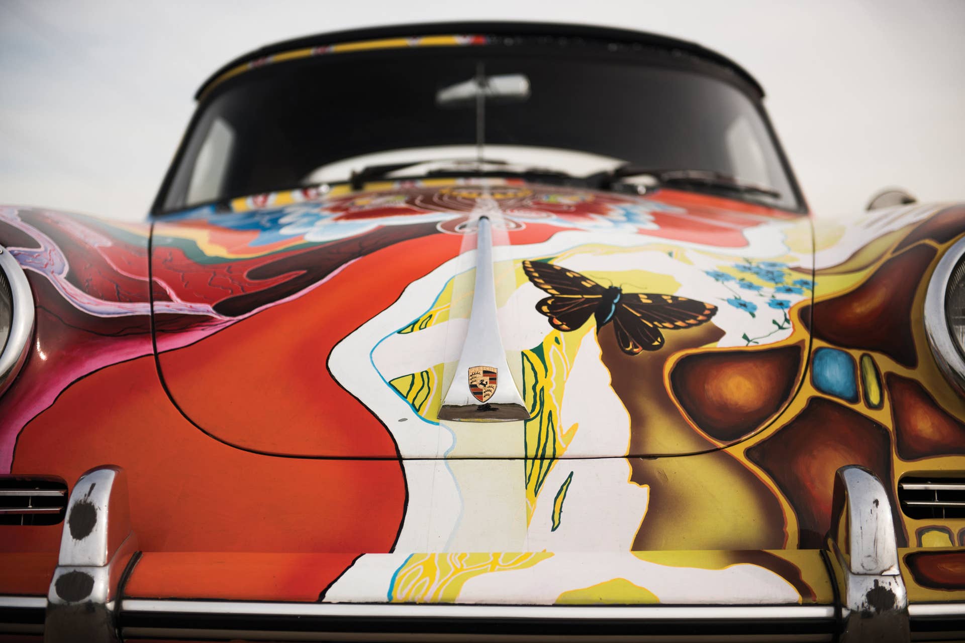 janis joplin 1964 porsche 356 front detail
