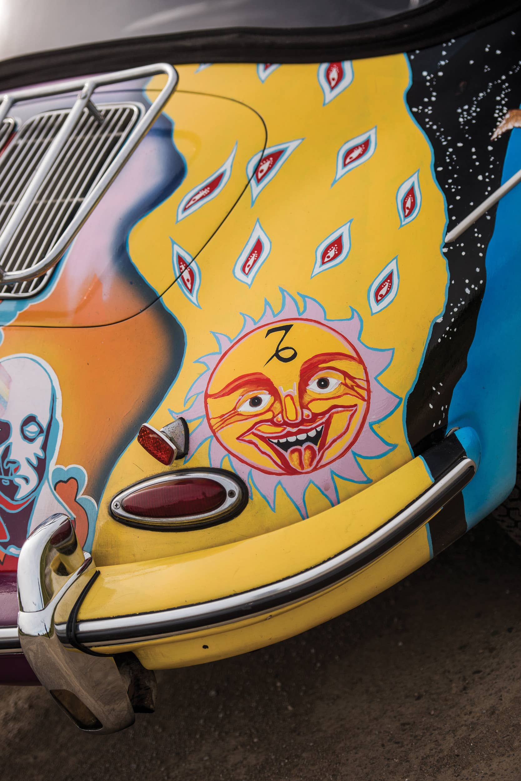 janis joplin 1964 porsche 356 rear corner