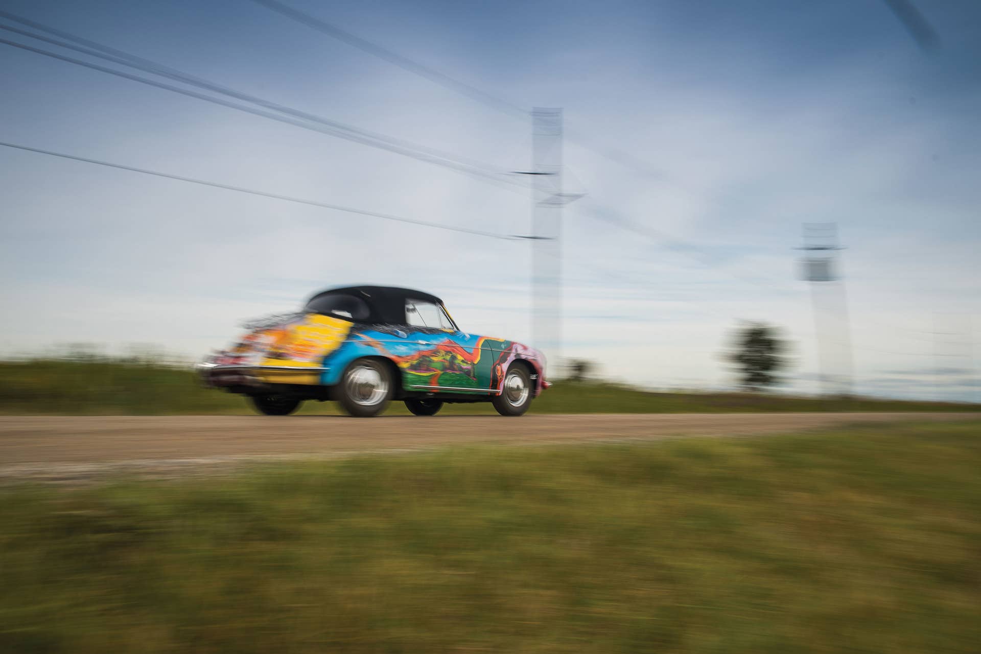 janis joplin 1964 porsche 356 rear road