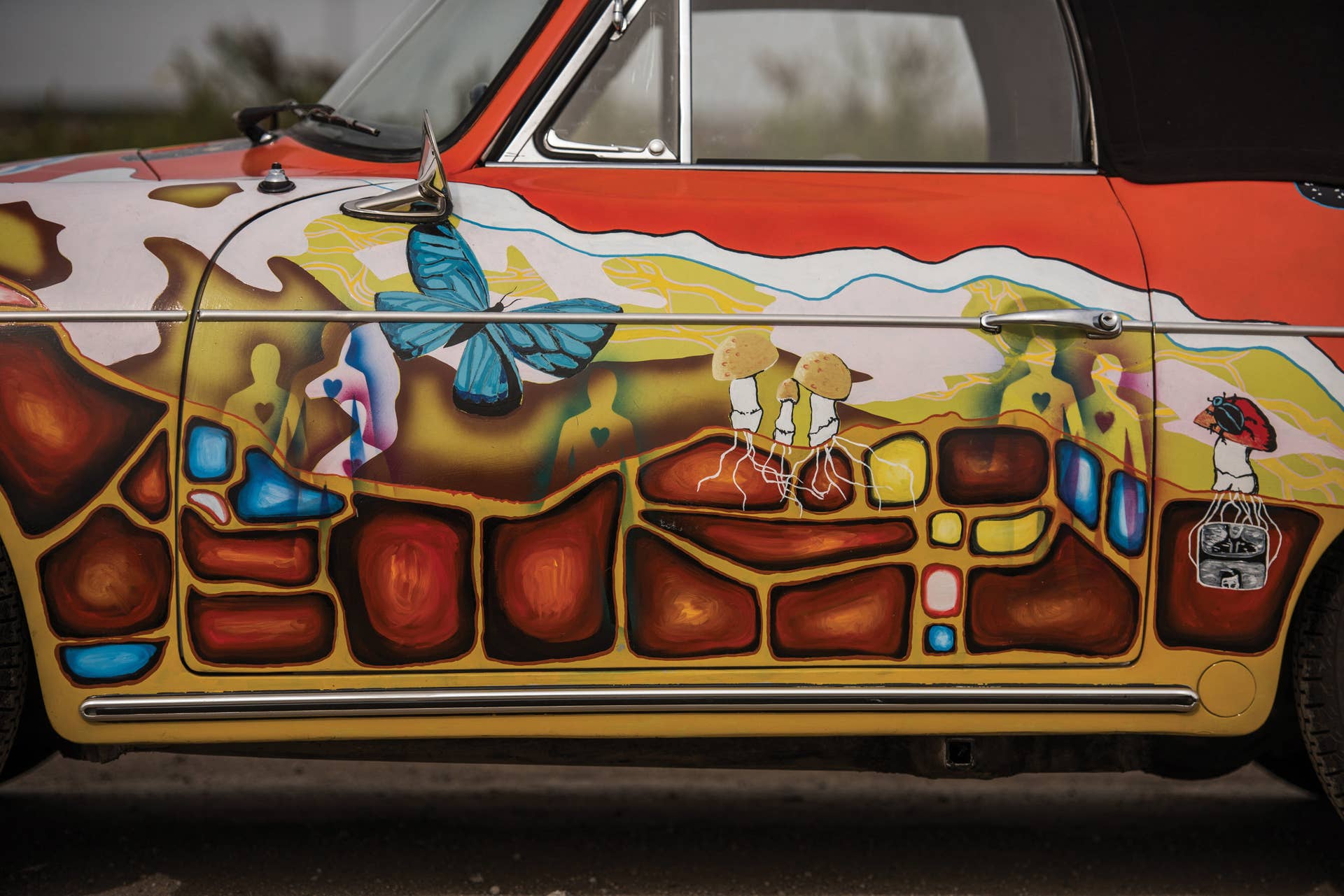 janis joplin 1964 porsche 356 driver side