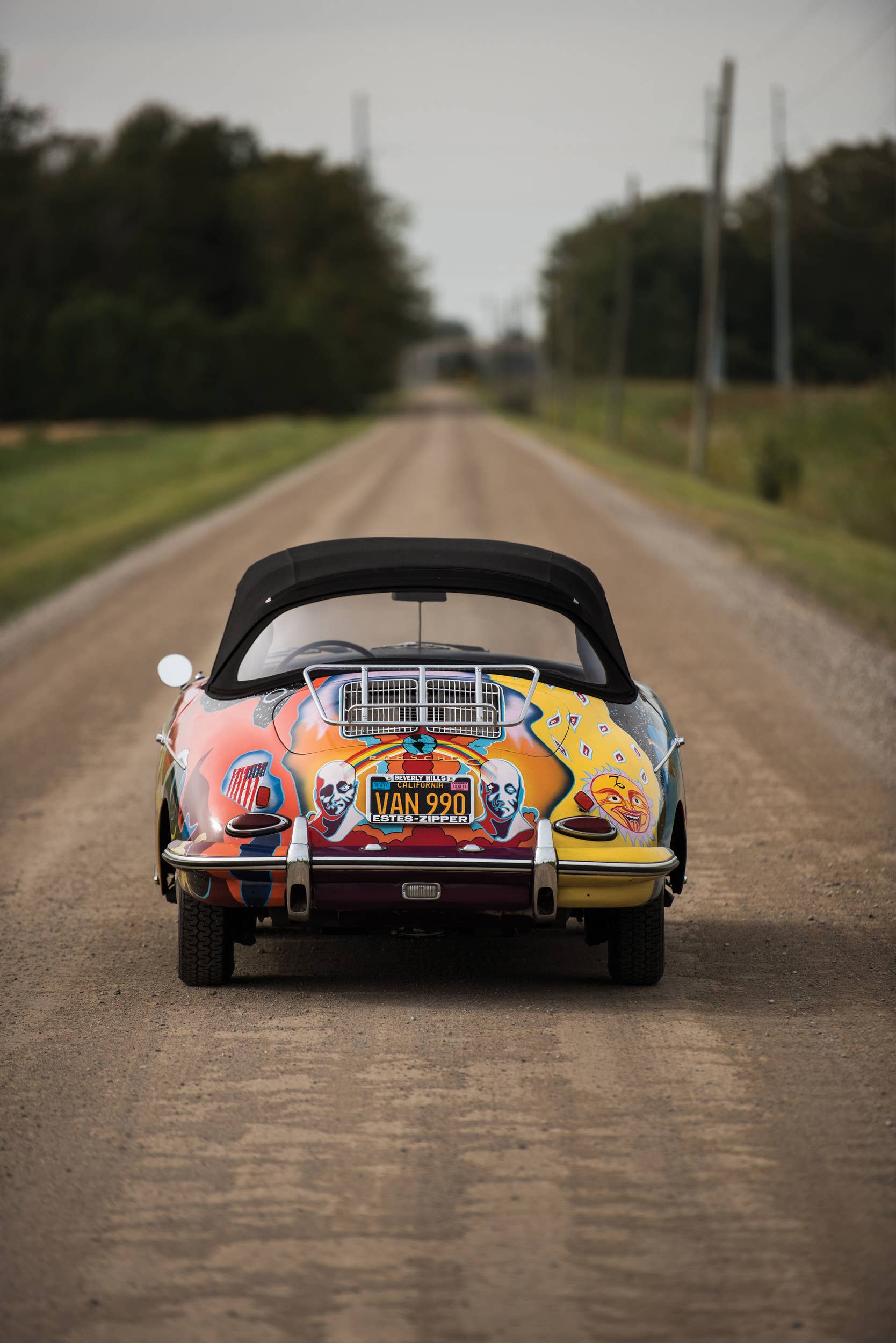 janis joplin 1964 porsche 356 back