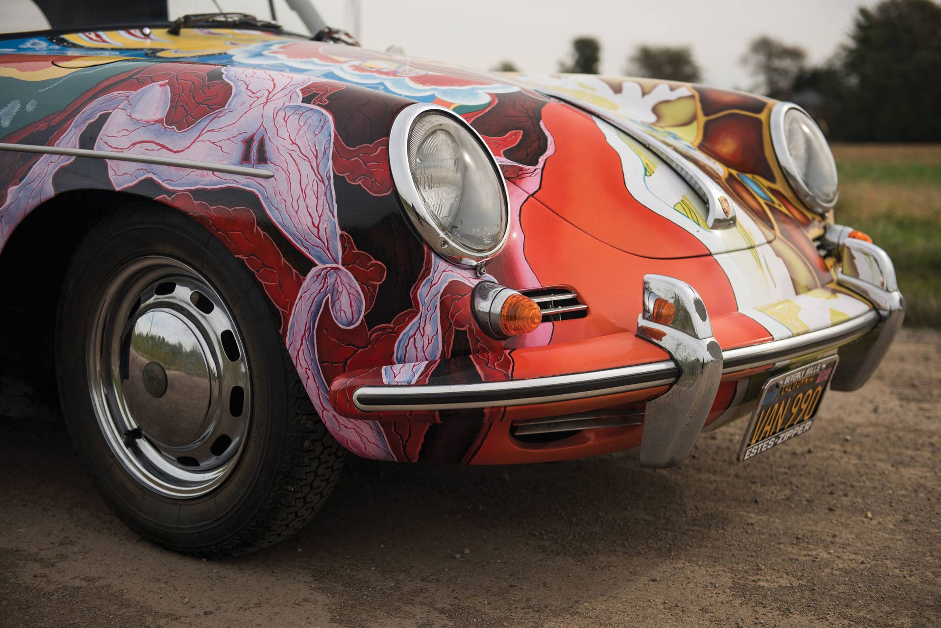 janis joplin 1964 porsche 356 front corner