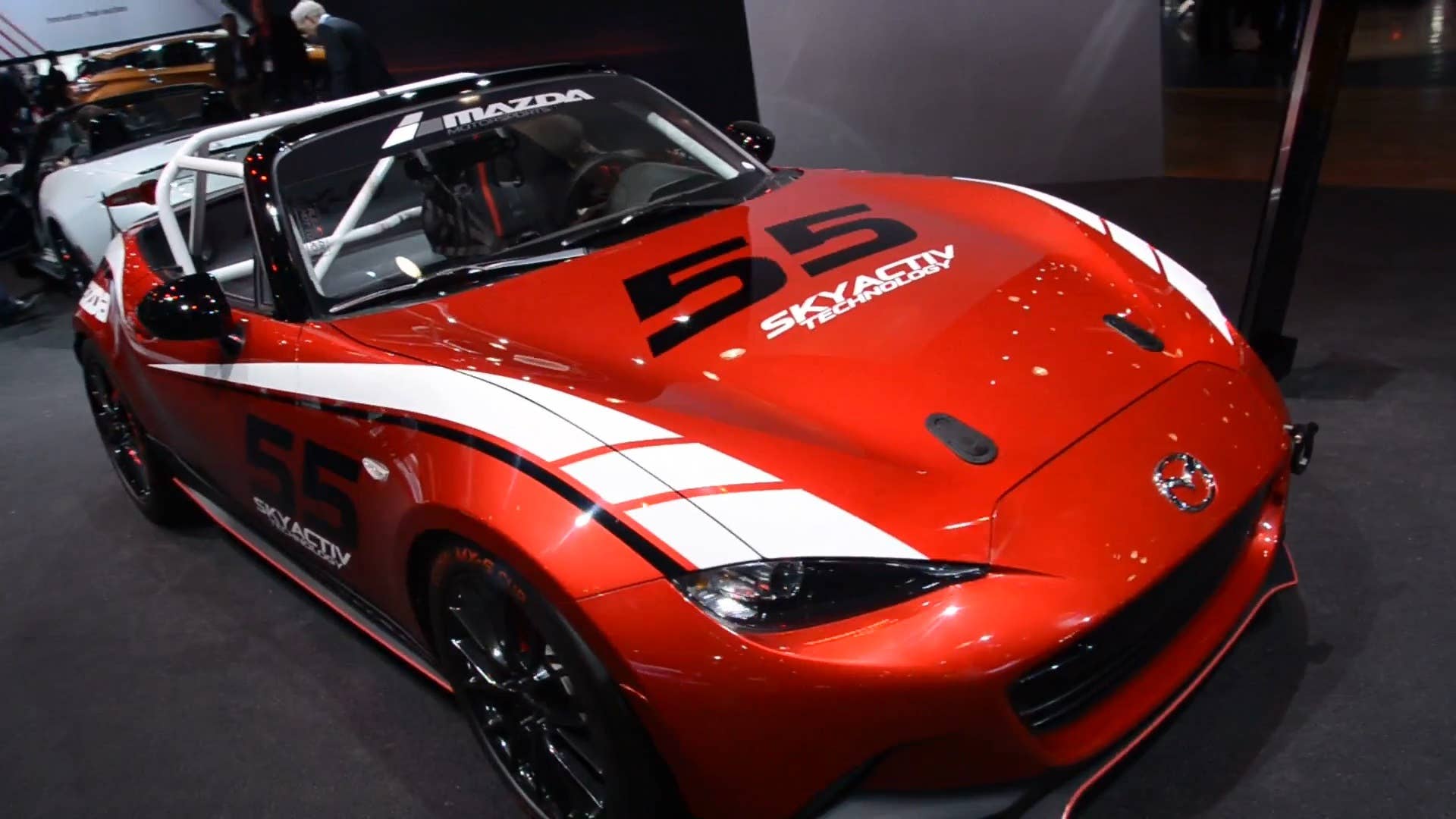 A quick look at the 2016 Mazda Global MX-5 Cup Miata at the 2015 New York International Auto Show.