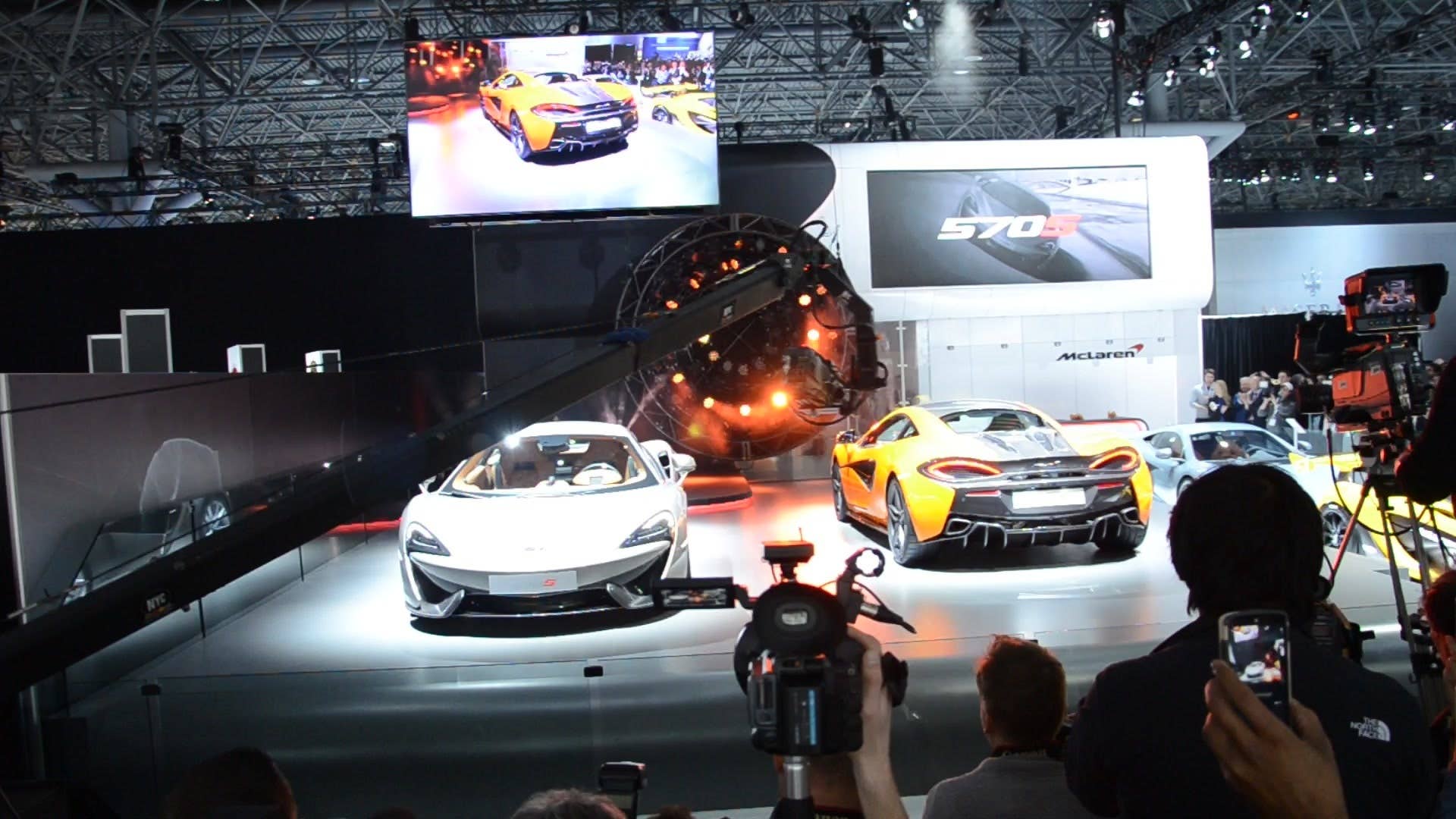 Watch as the McLaren 570S Coupé is revealed to the world at the 2015 New York Auto Show