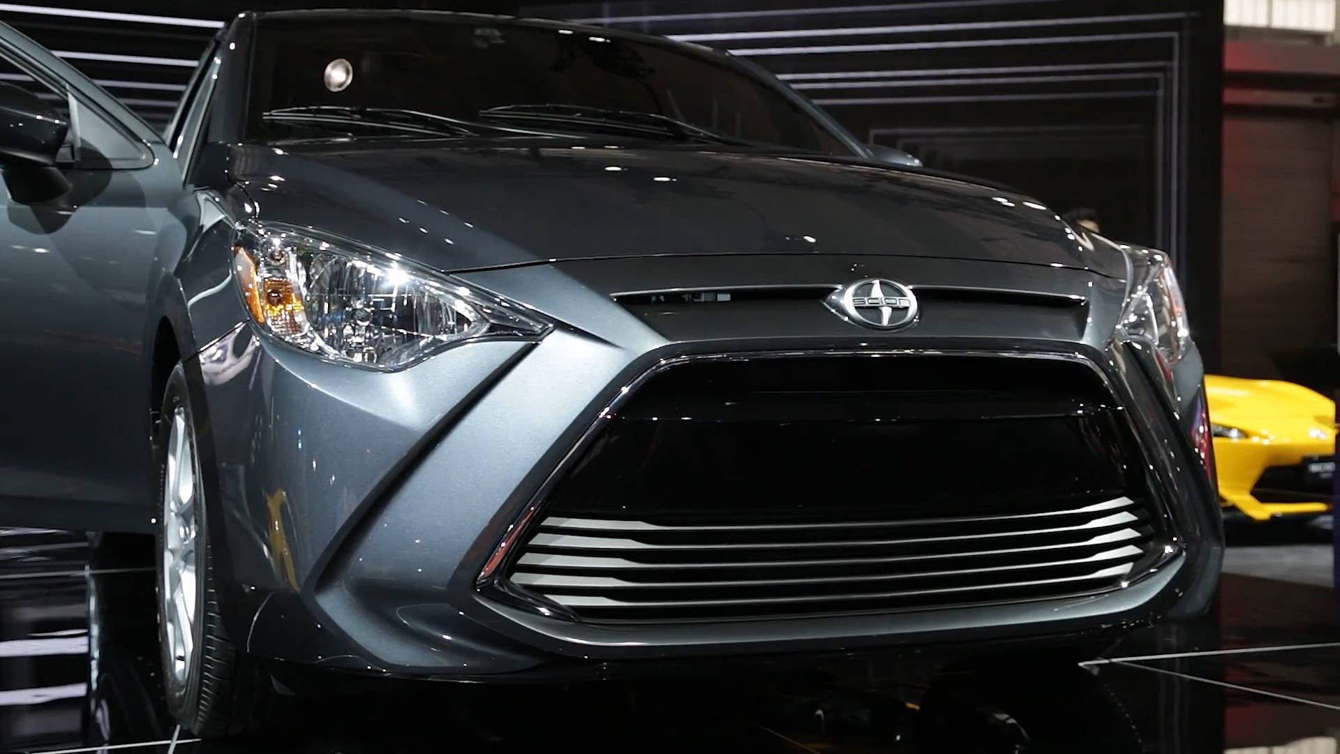 The 2016 Scion iA unveiled at the 2015 New York International Auto Show.