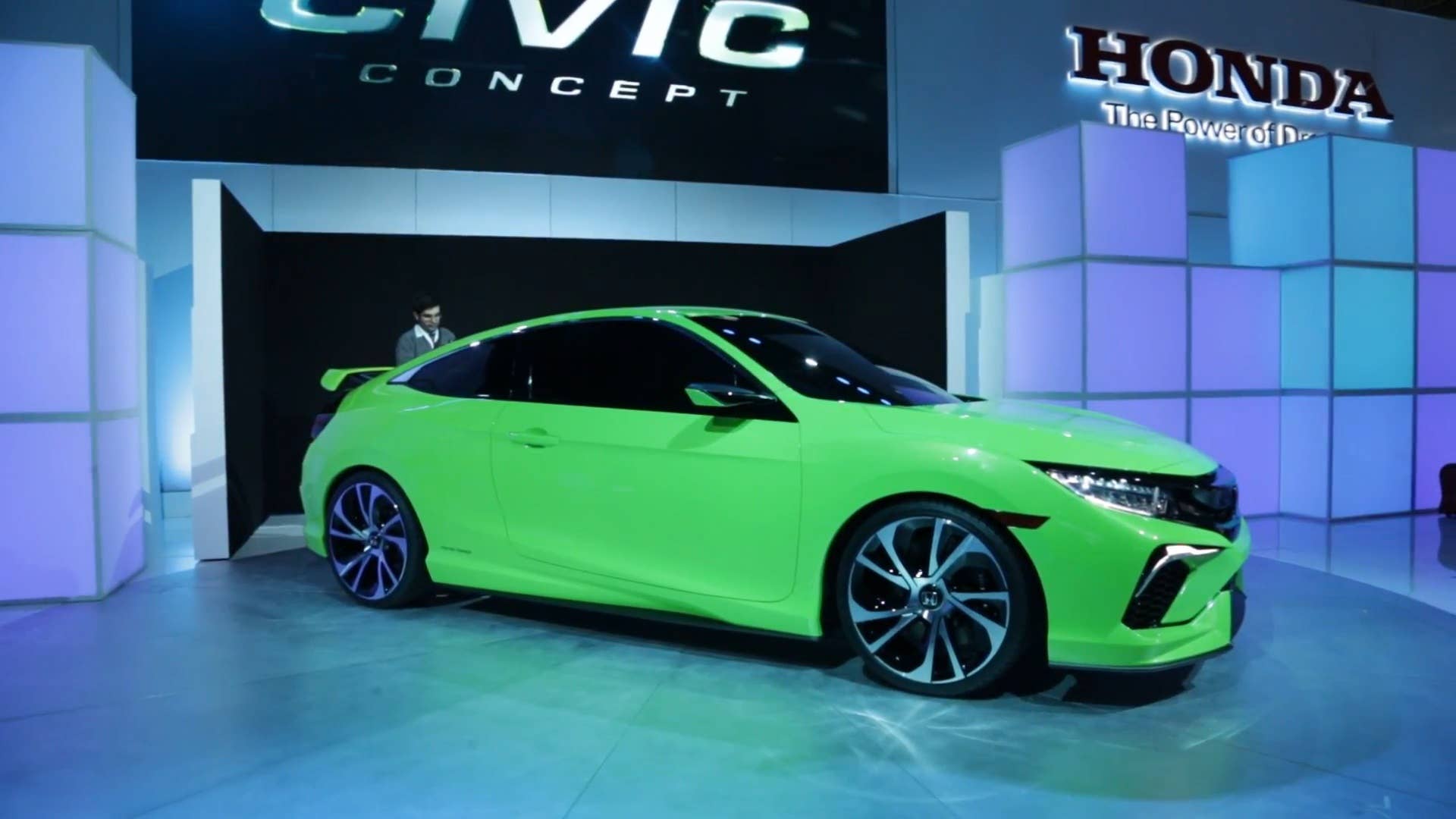 The Honda Civic Concept unveiled at the 2015 New York International Auto Show.