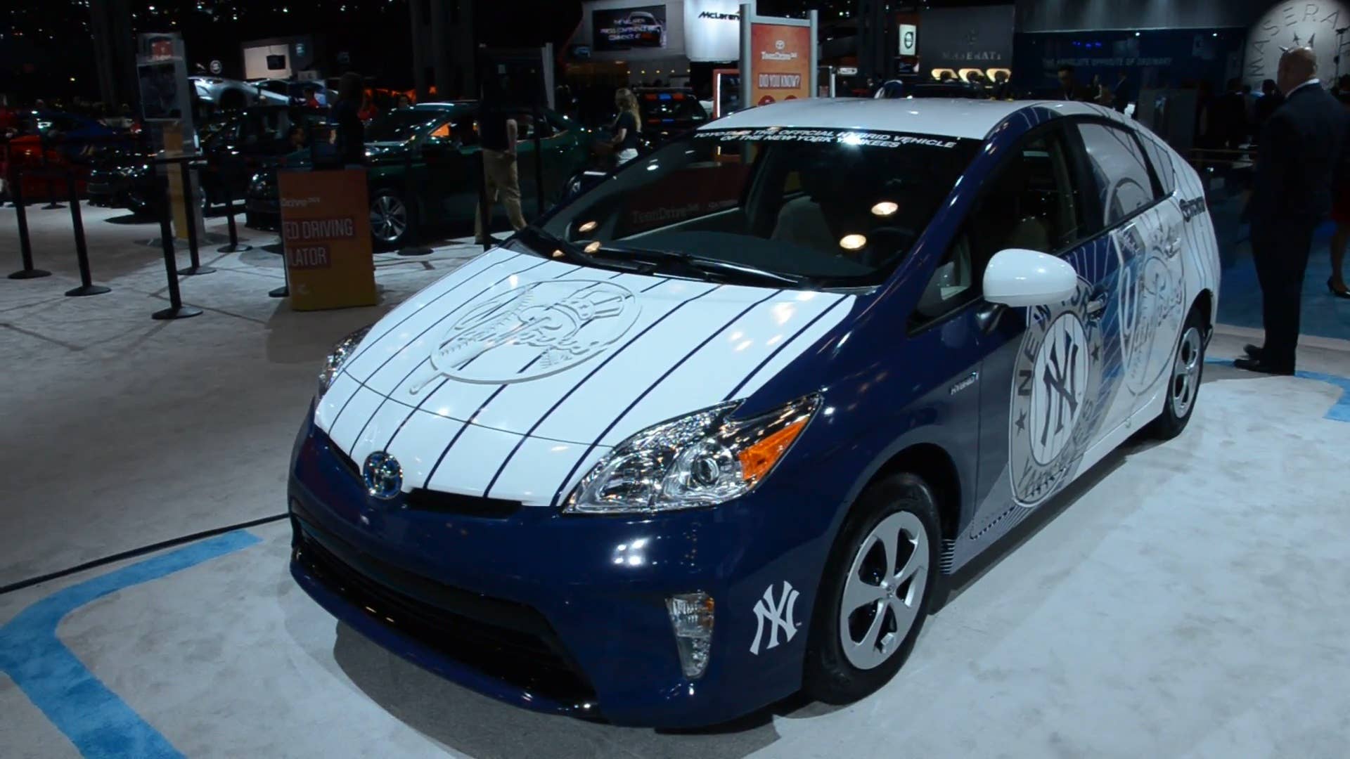 A quick look at the 2015 New York Yankees Toyota Prius at the 2015 New York International Auto Show.