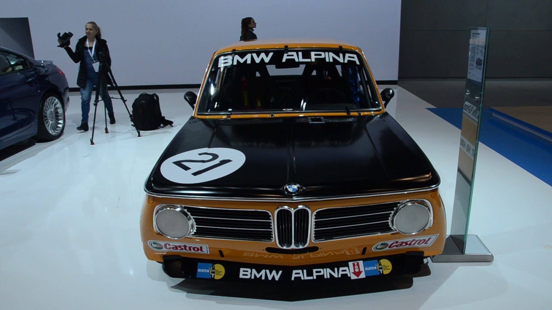 A quick look at the 1970 BMW Alpina 2001ti Racecar at the 2015 New York International Auto Show.