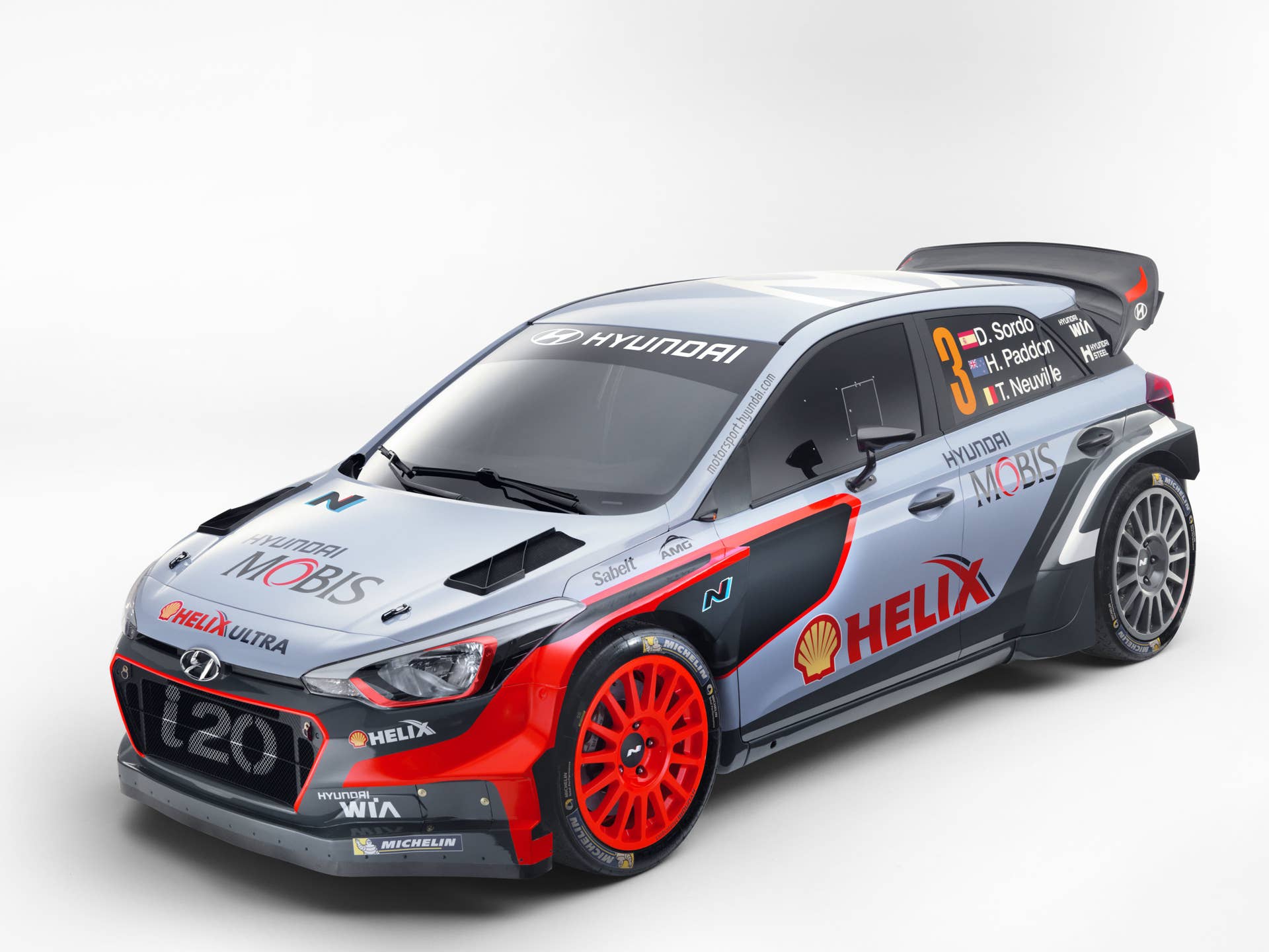 hyundai i20 wrc three quarters