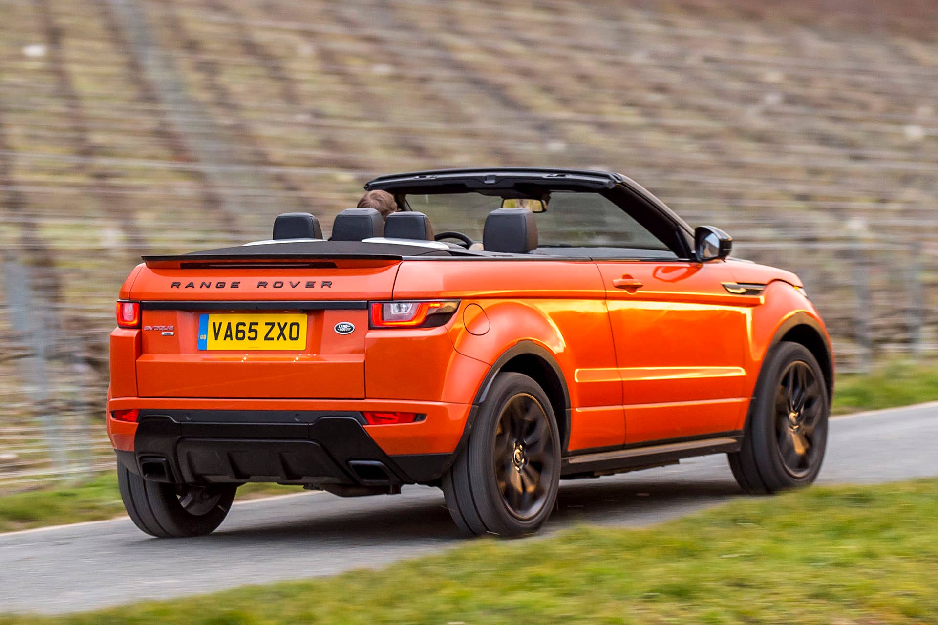 2017 Land Rover Range Rover Evoque Convertible driving